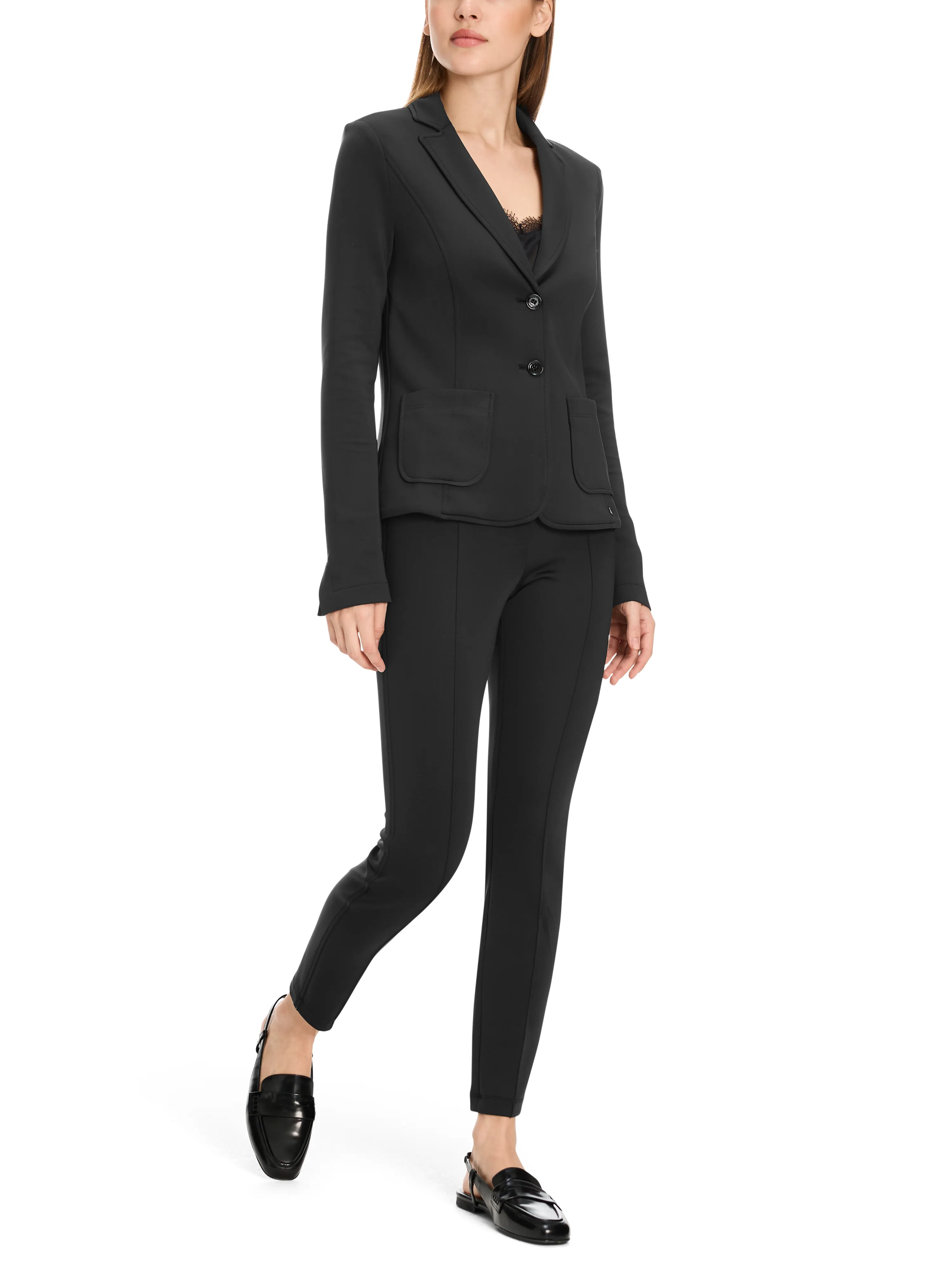 Blazer mit aufgesetzten Taschen