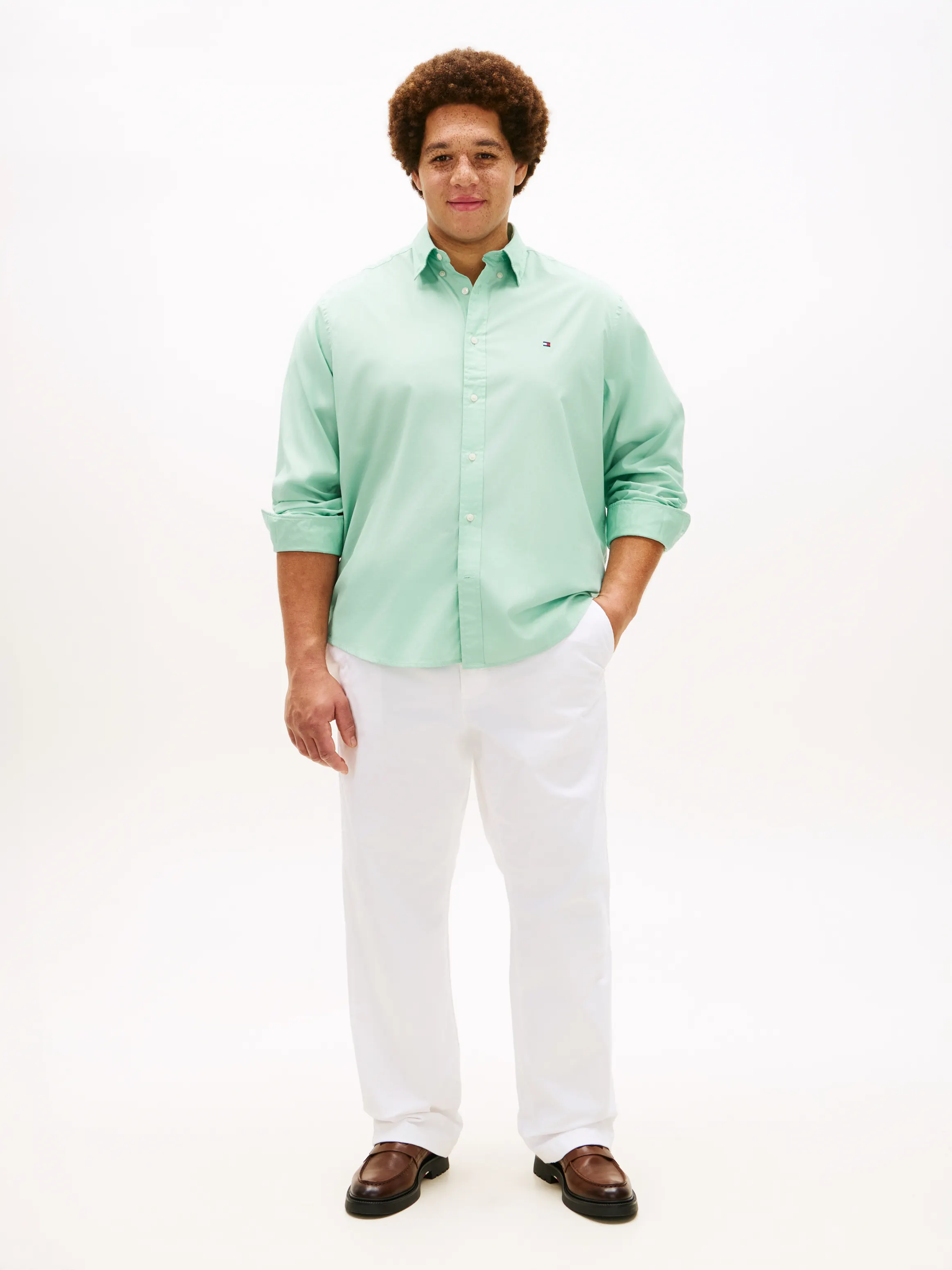BT-FLEX POPLIN SOLID RF SHIRT-B