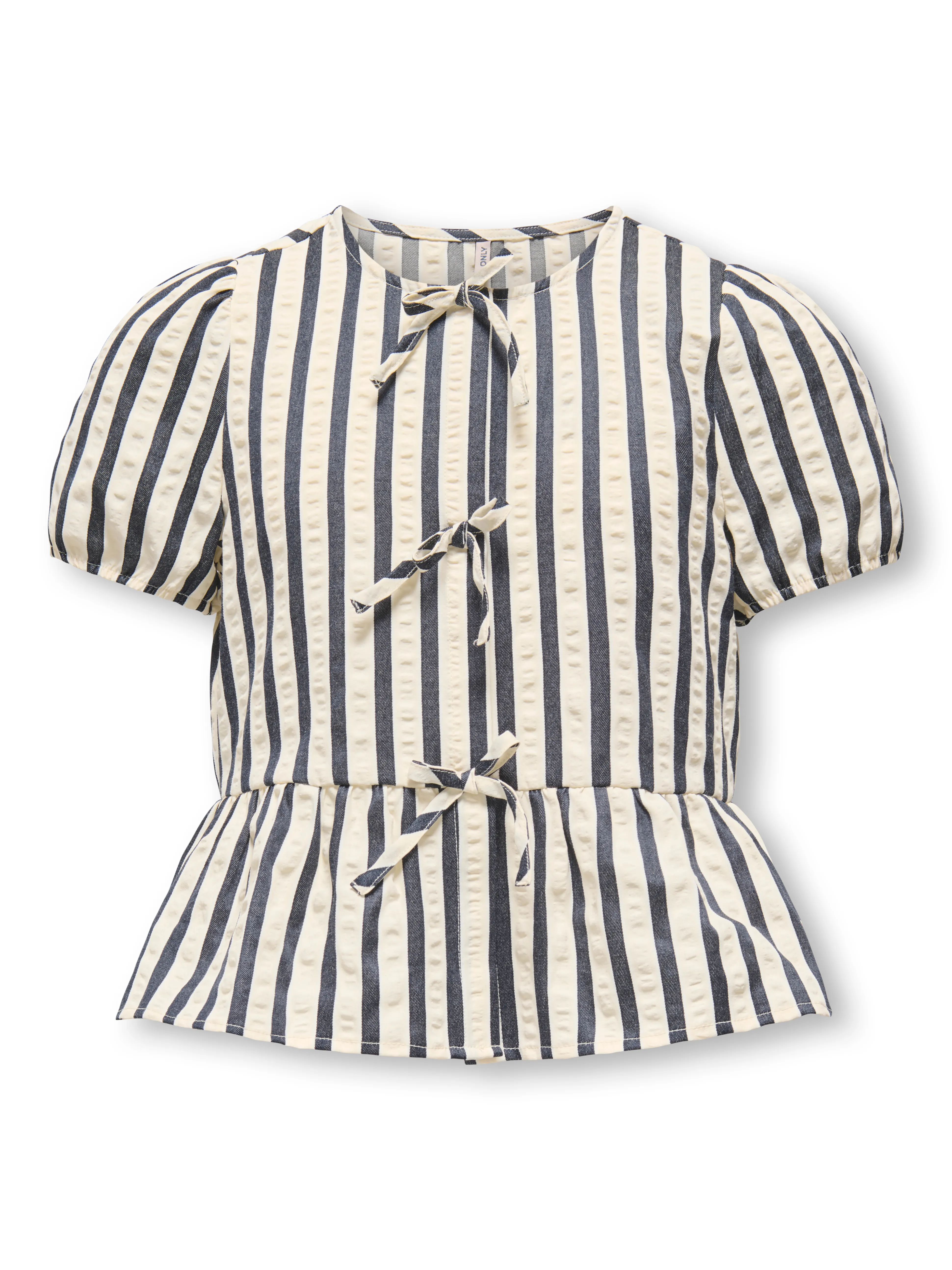 KOGMILANI SS BOW SHIRT WVN