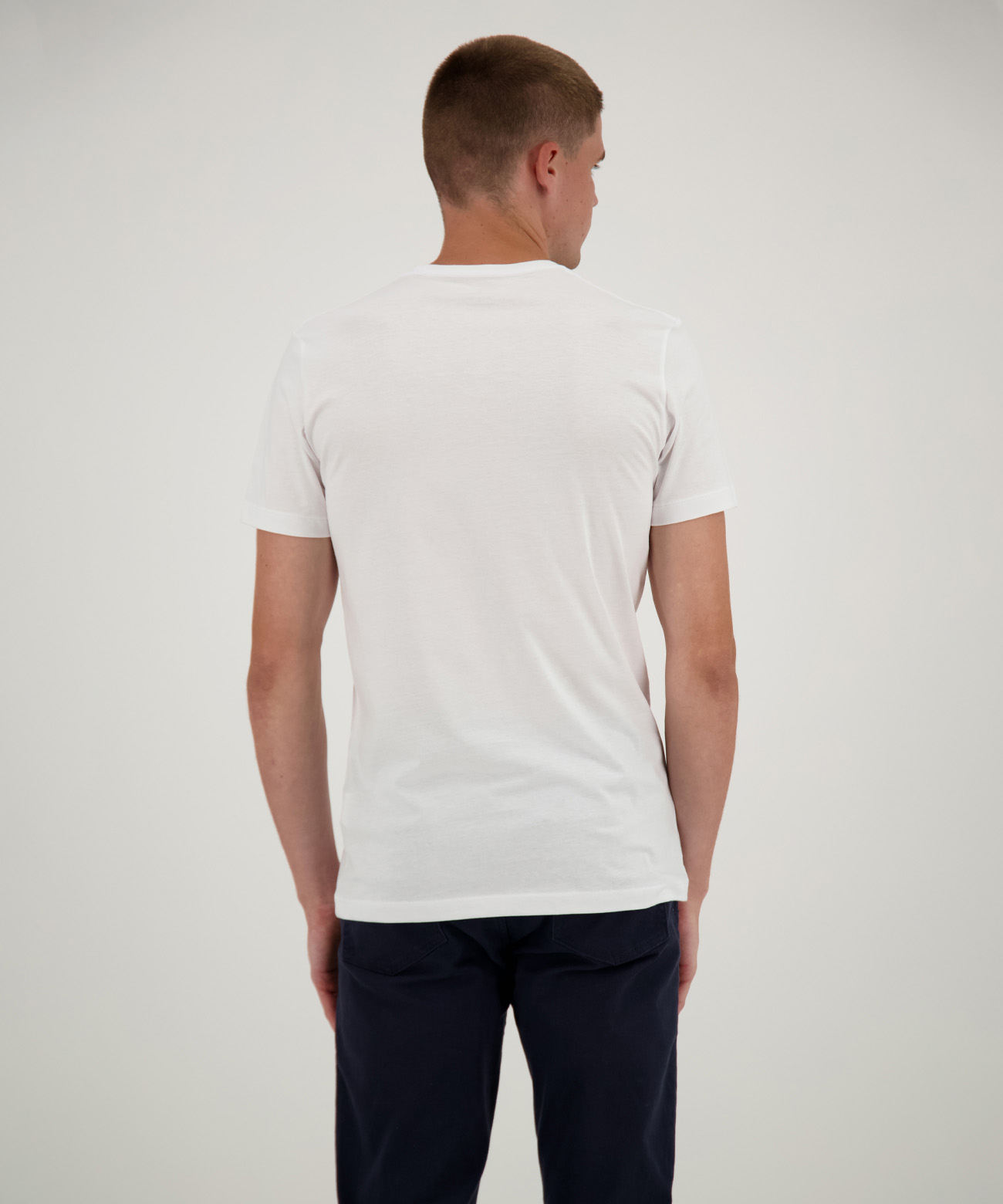2 T-Shirt Doppelpack Bodyfit mit Rundhals