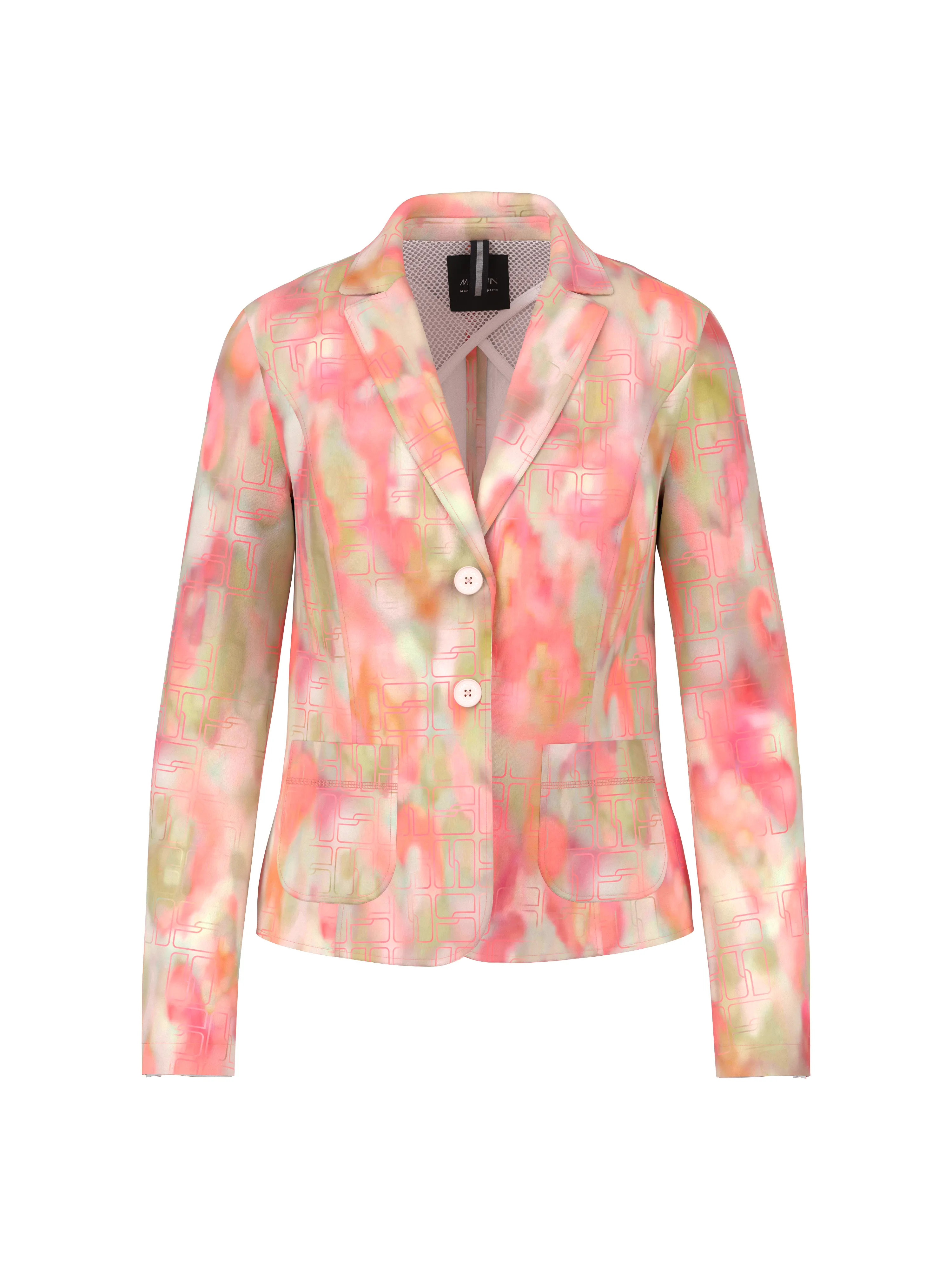 Blazer mit all-over Print
