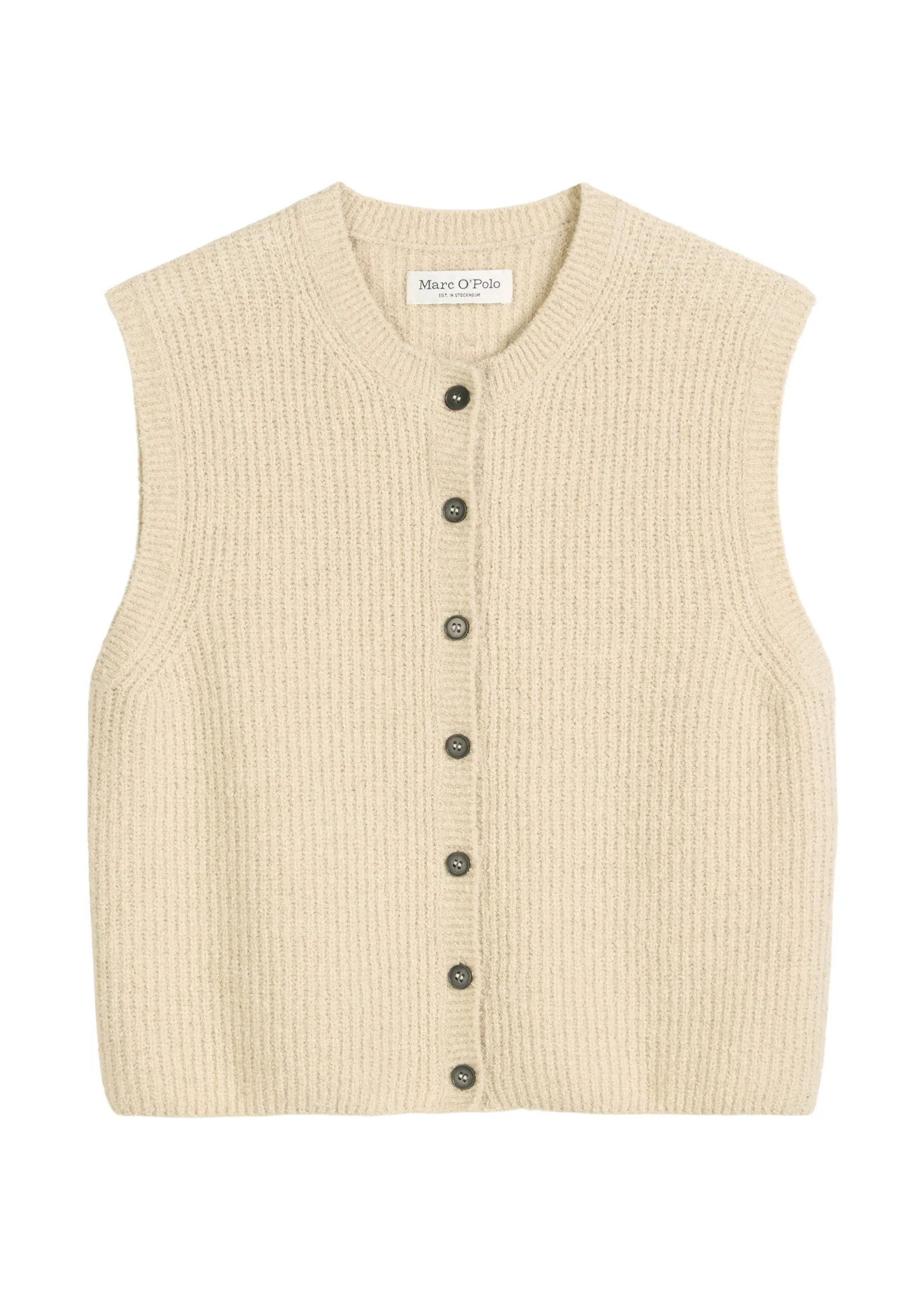 Ärmellose Strickweste regular