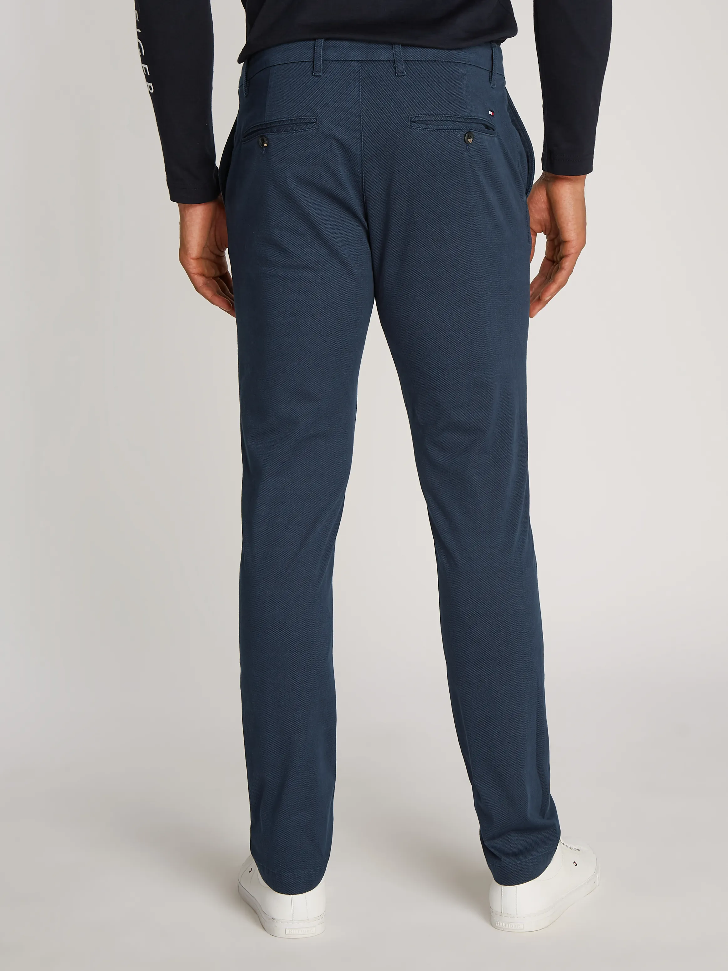 BLEECKER PRINTED STRUCTURE CHINO