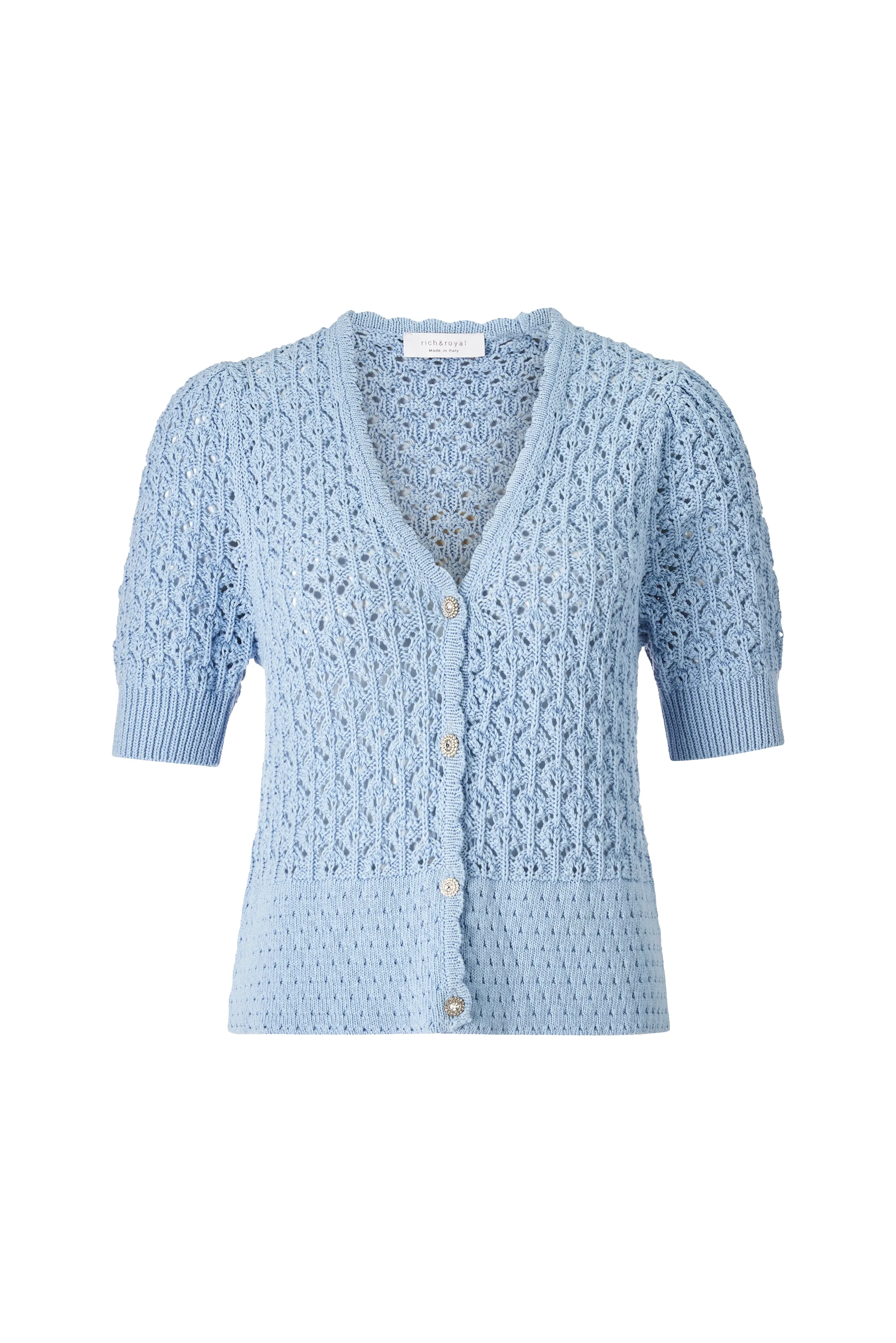 ajour cardigan recycled