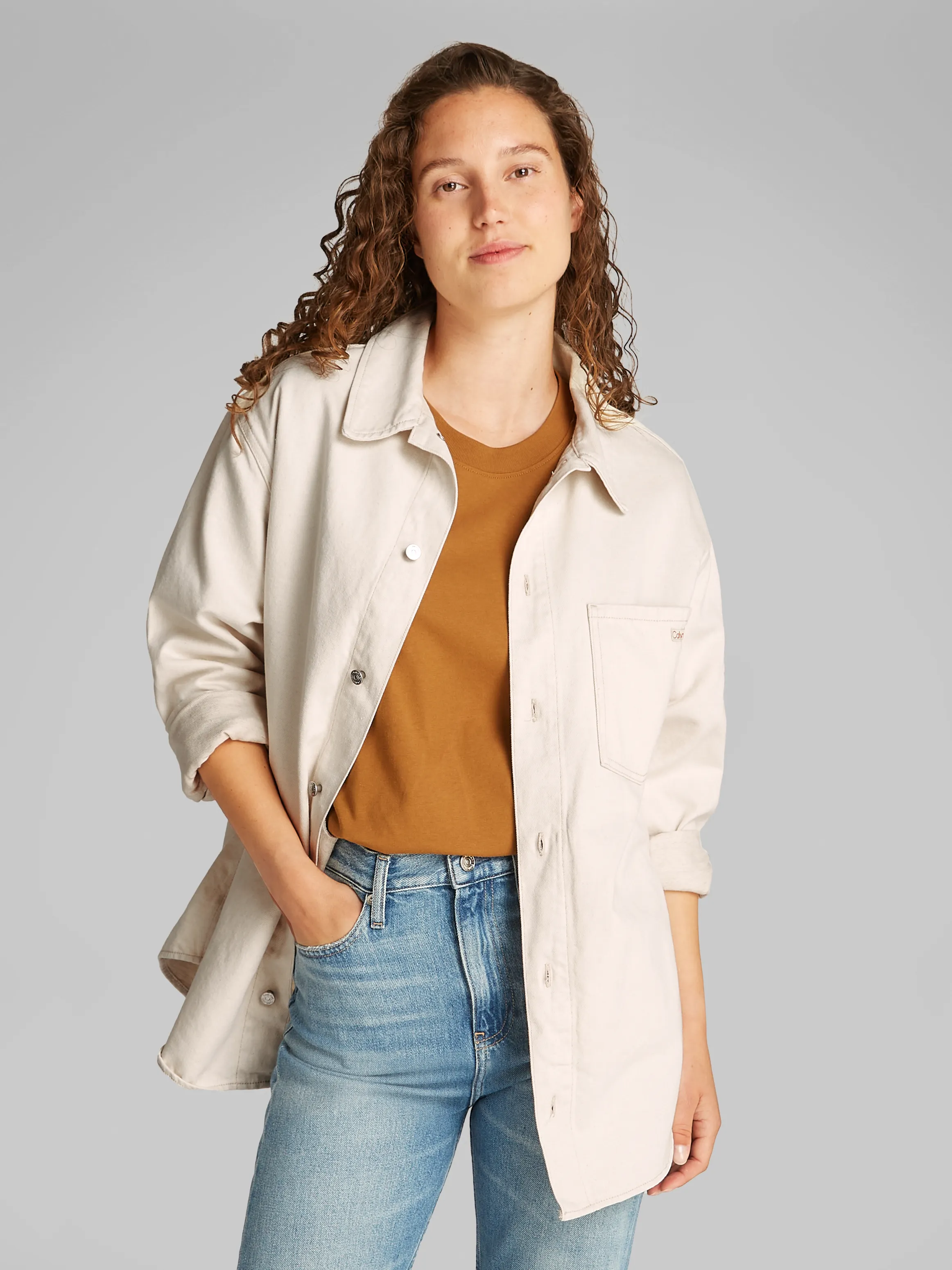 90'S LINEN OVERSHIRT