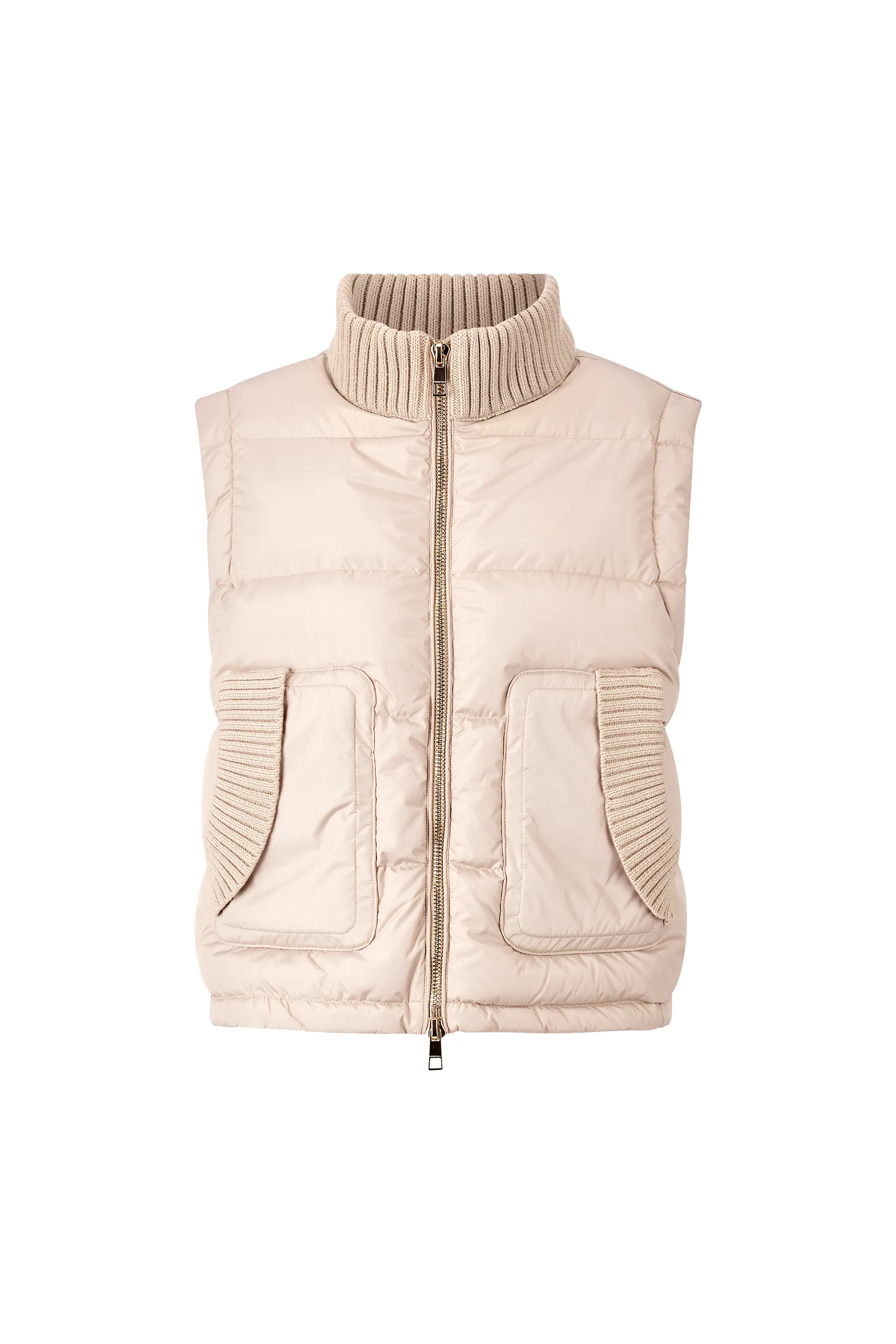 Short puffer waistcoat sustainable