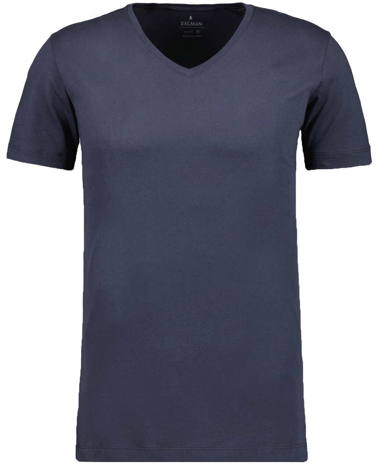 2 T-Shirt Doppelpack Bodyfit mit V-Ausschnitt