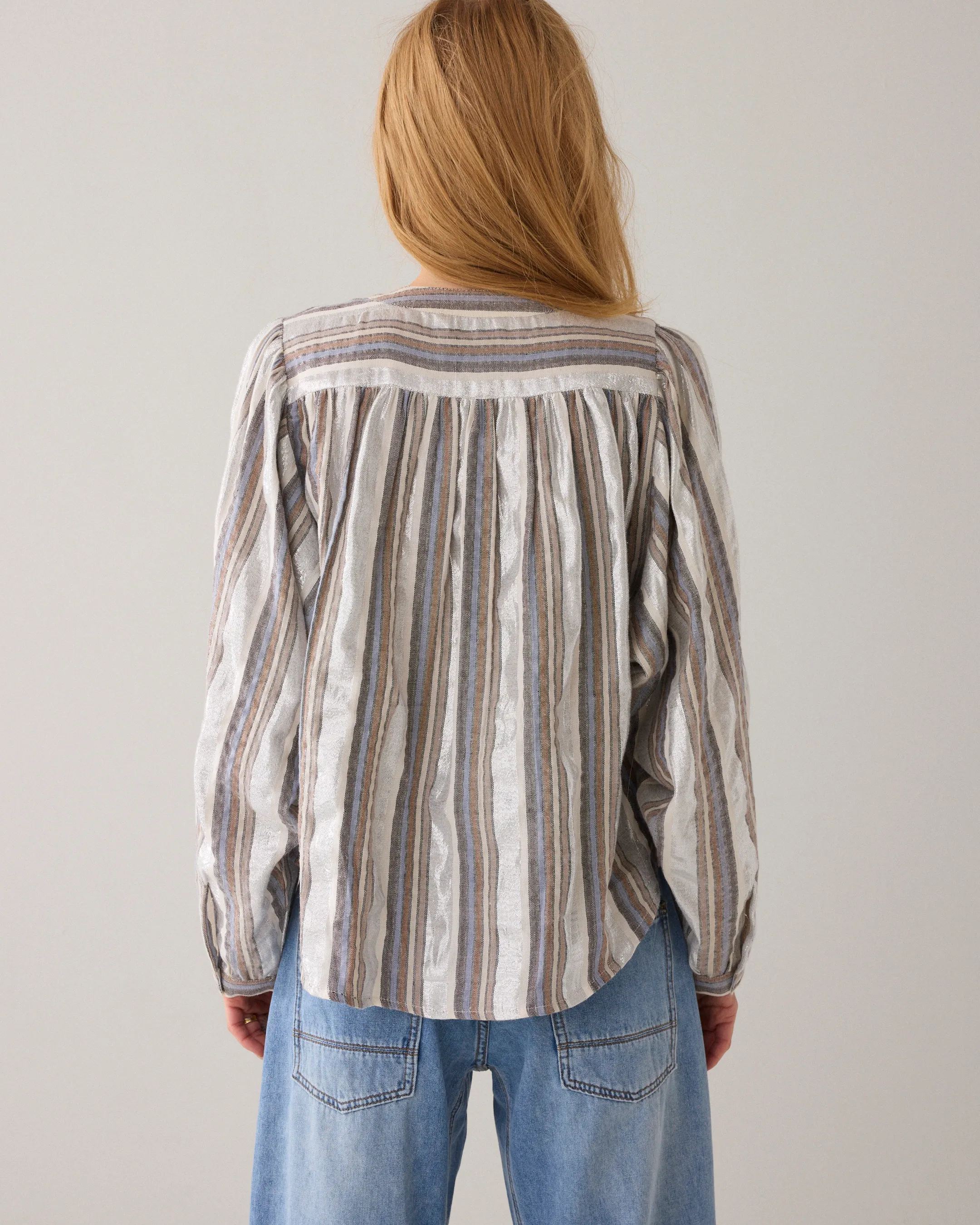 Blouse Silver stripe
