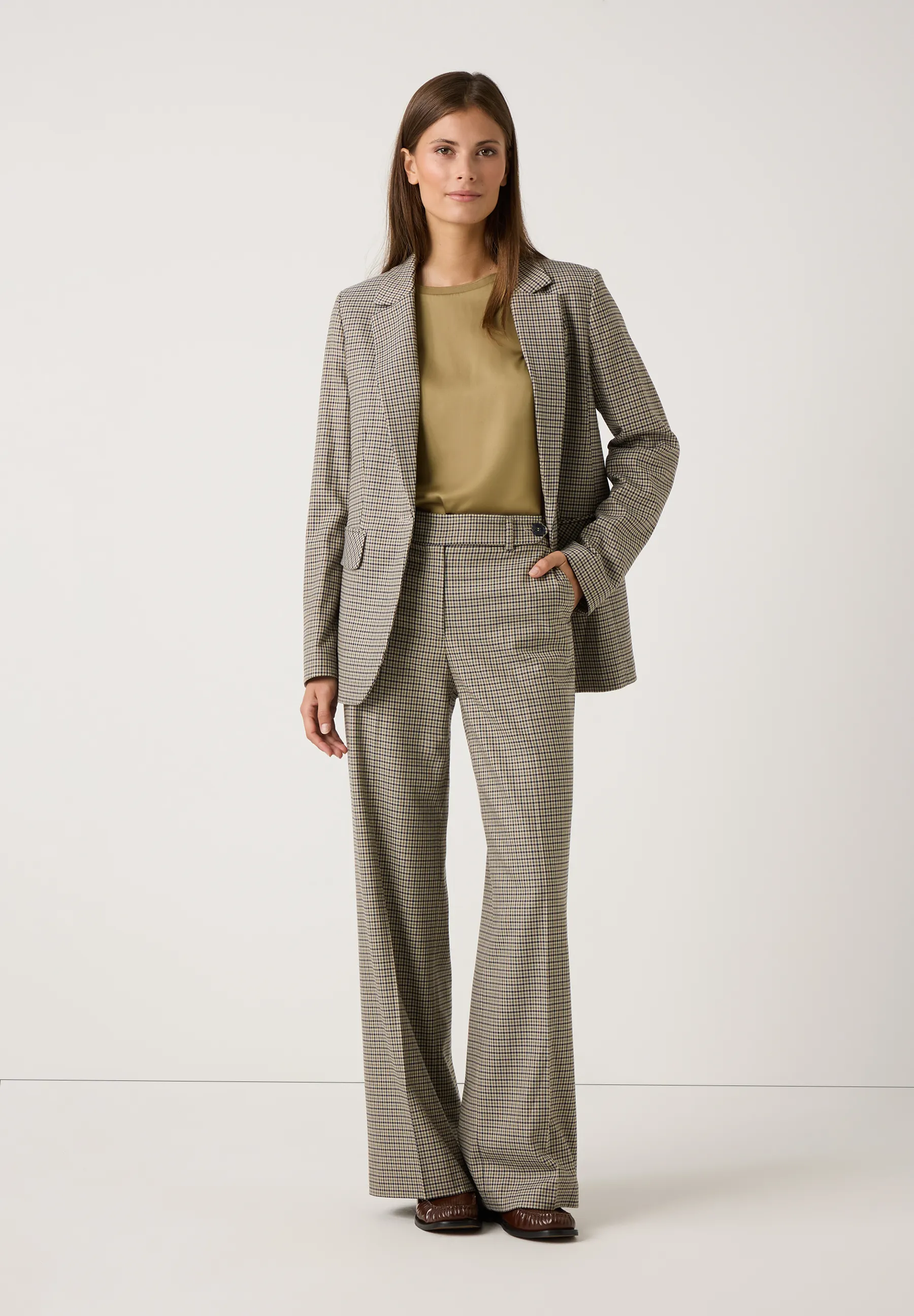 Blazer mit Minikaro