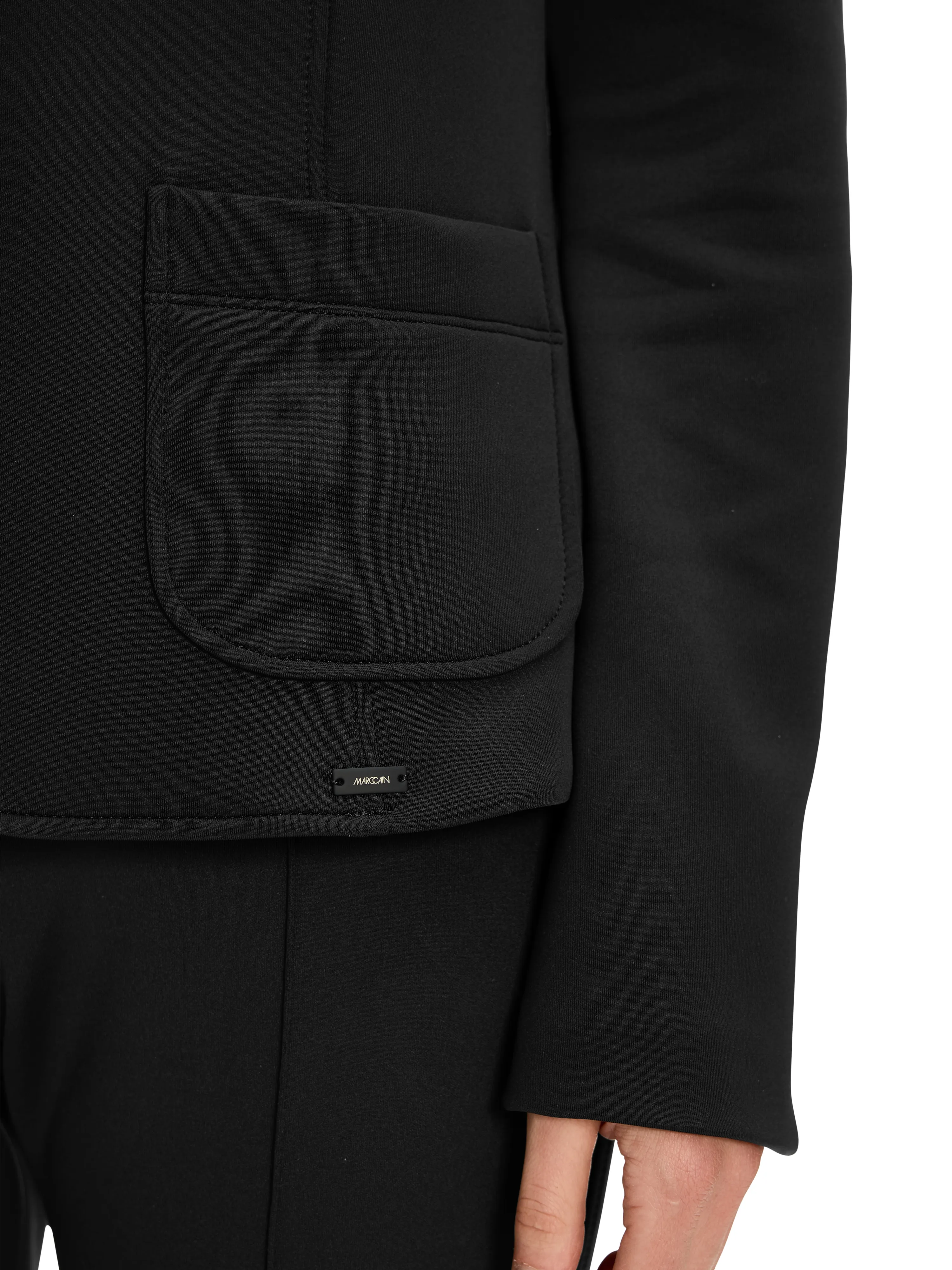 Blazer mit aufgesetzten Taschen