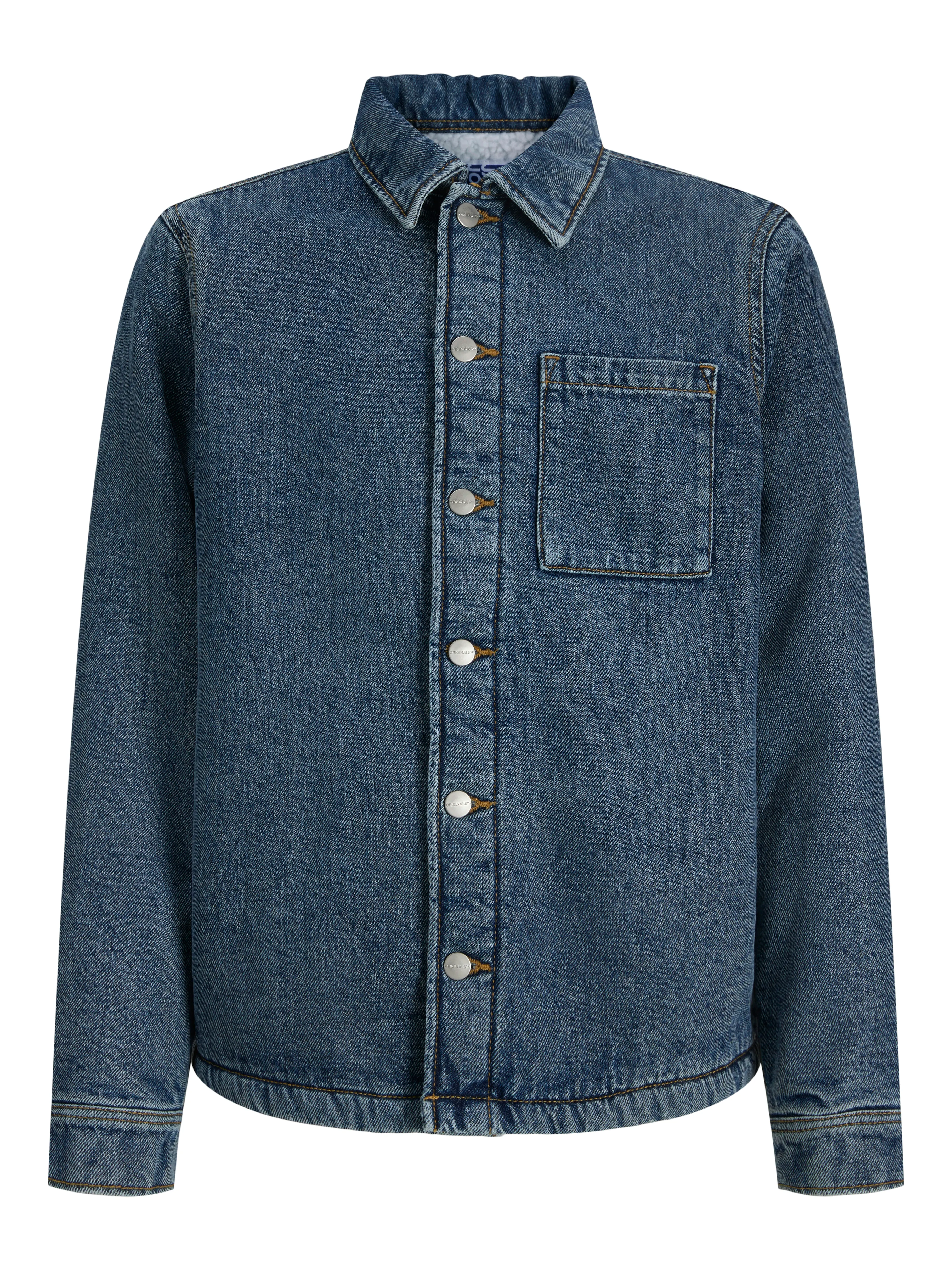JORJAMES DENIM TEDDY OVERSHIRT LS JNR