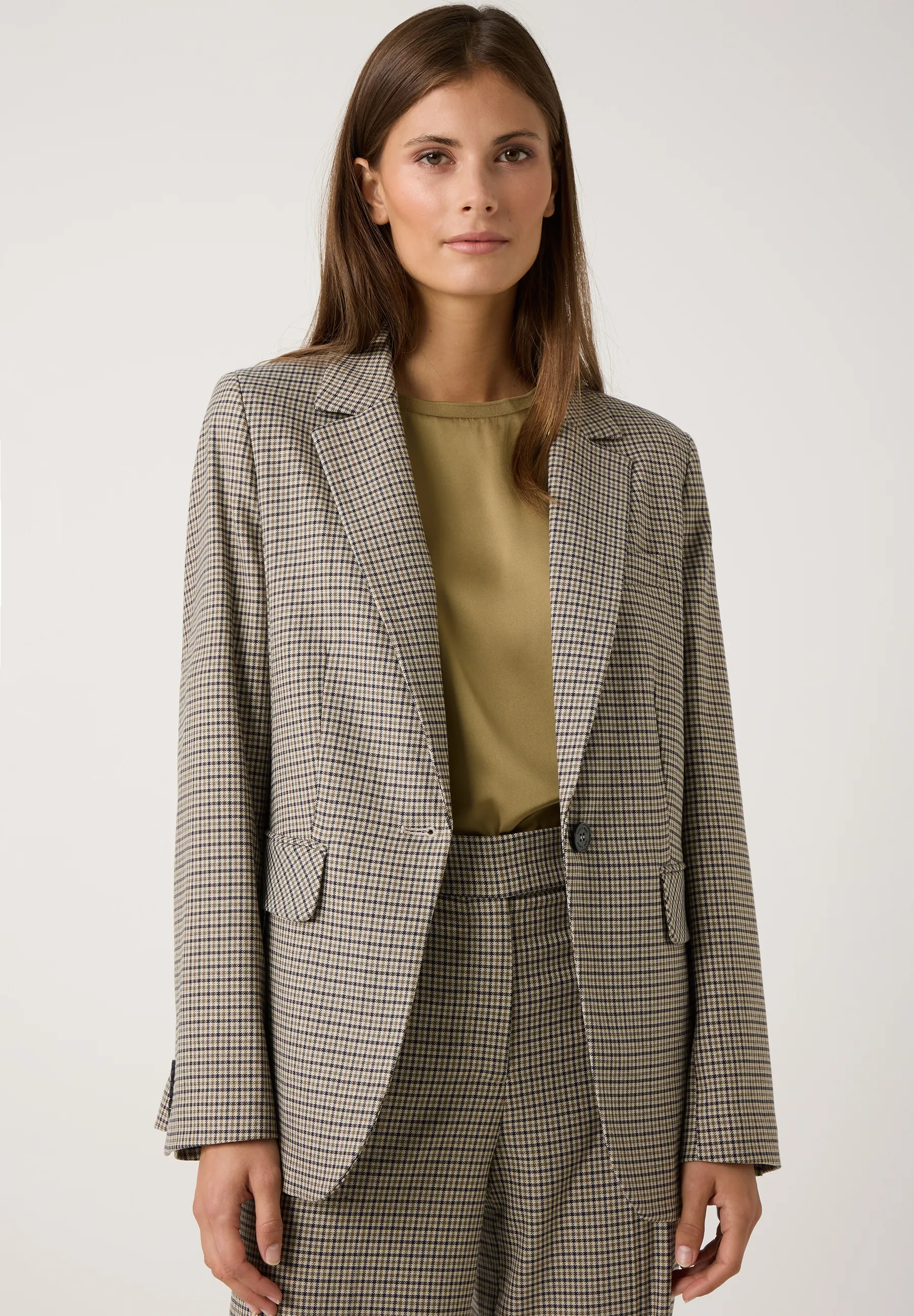 Blazer mit Minikaro