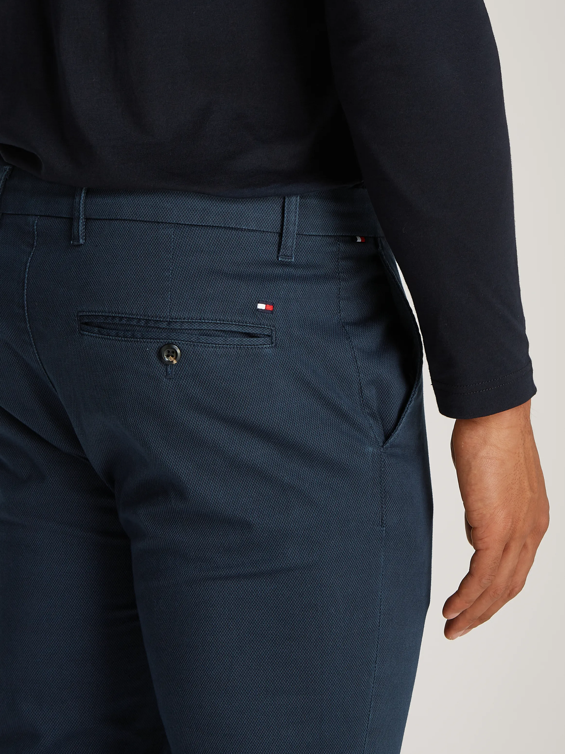 BLEECKER PRINTED STRUCTURE CHINO