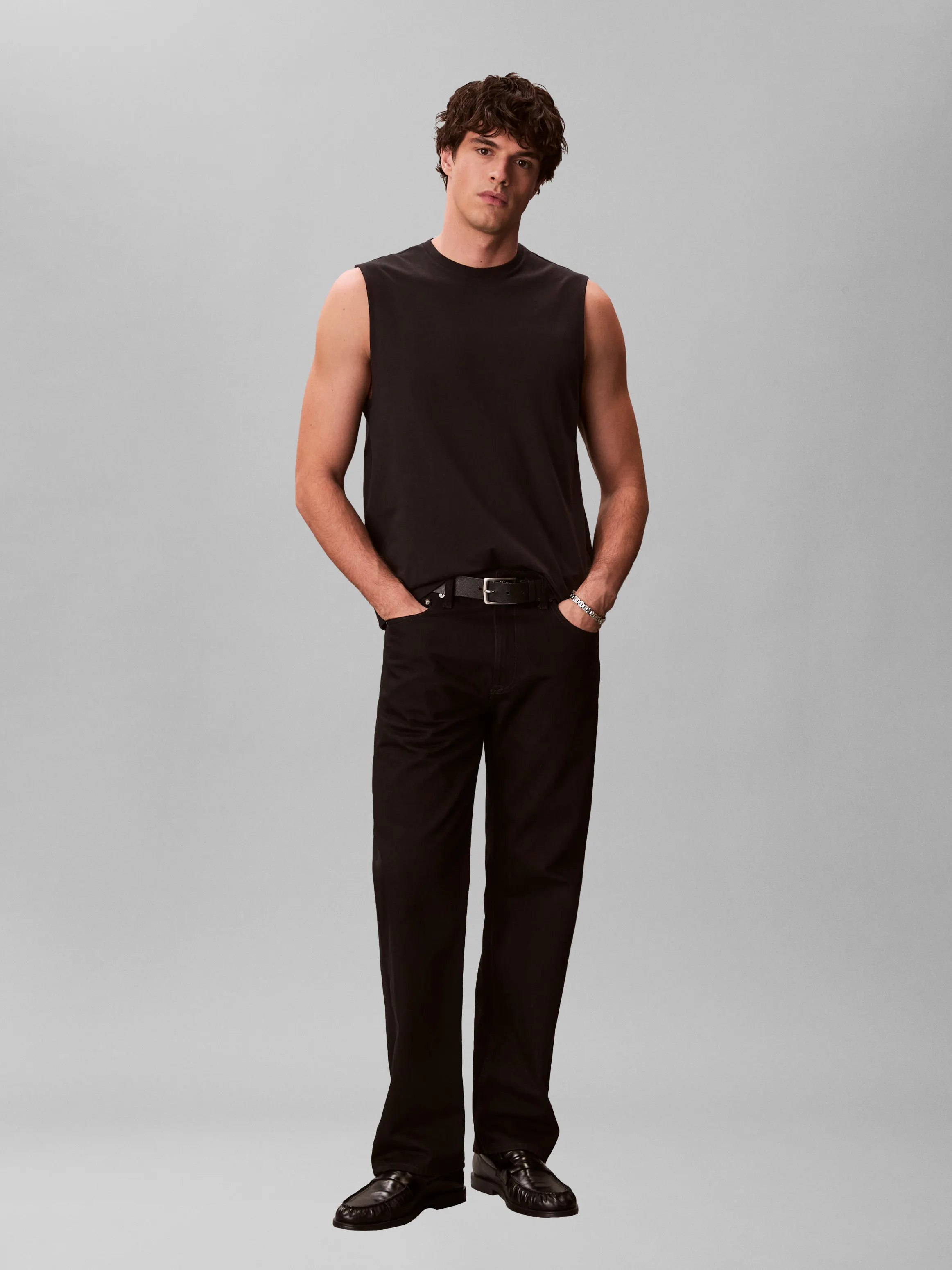 30S JERSEY BADGE MUSCLE TANK