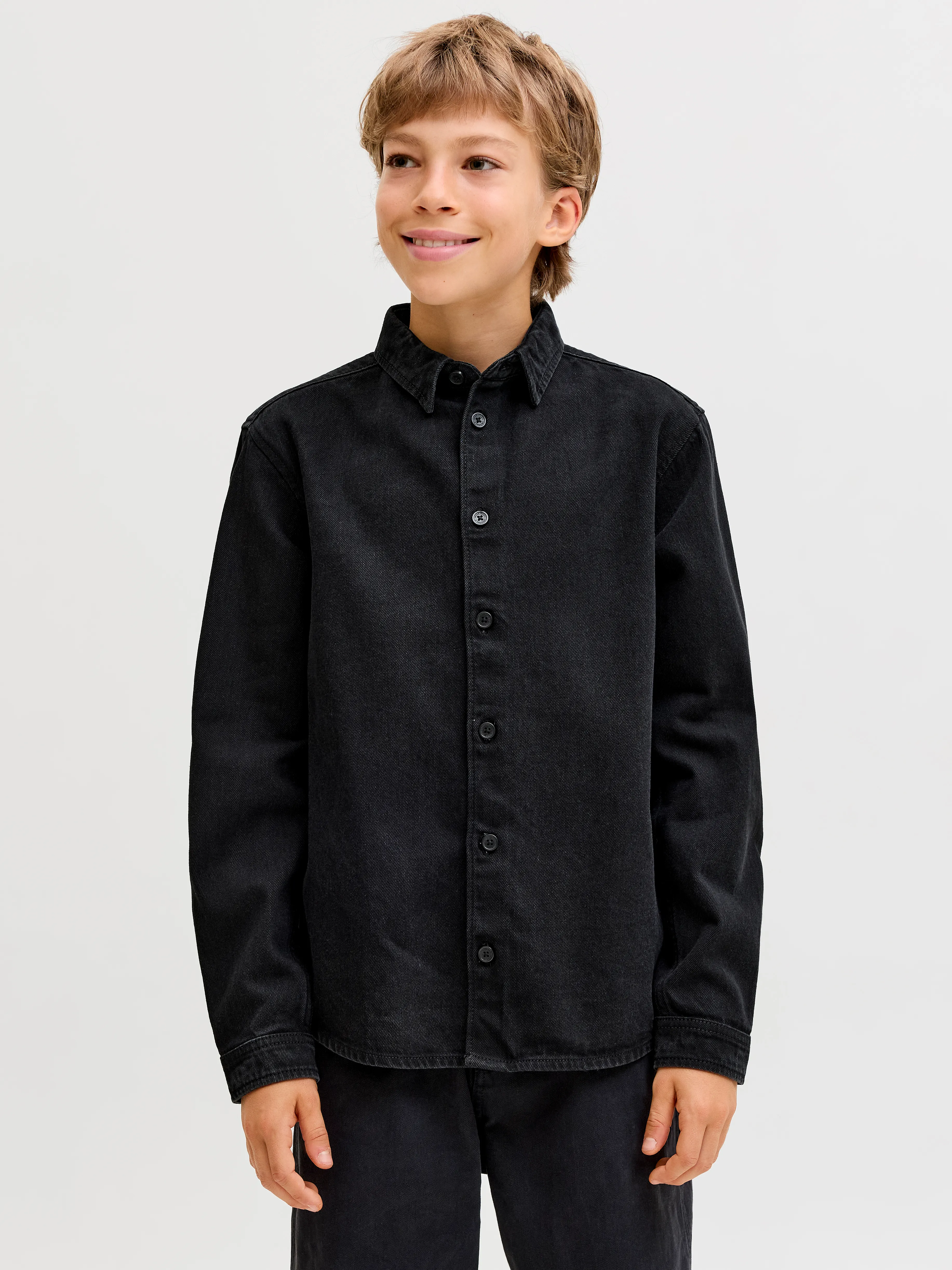 JORNORREBRO DENIM SHIRT LS JNR