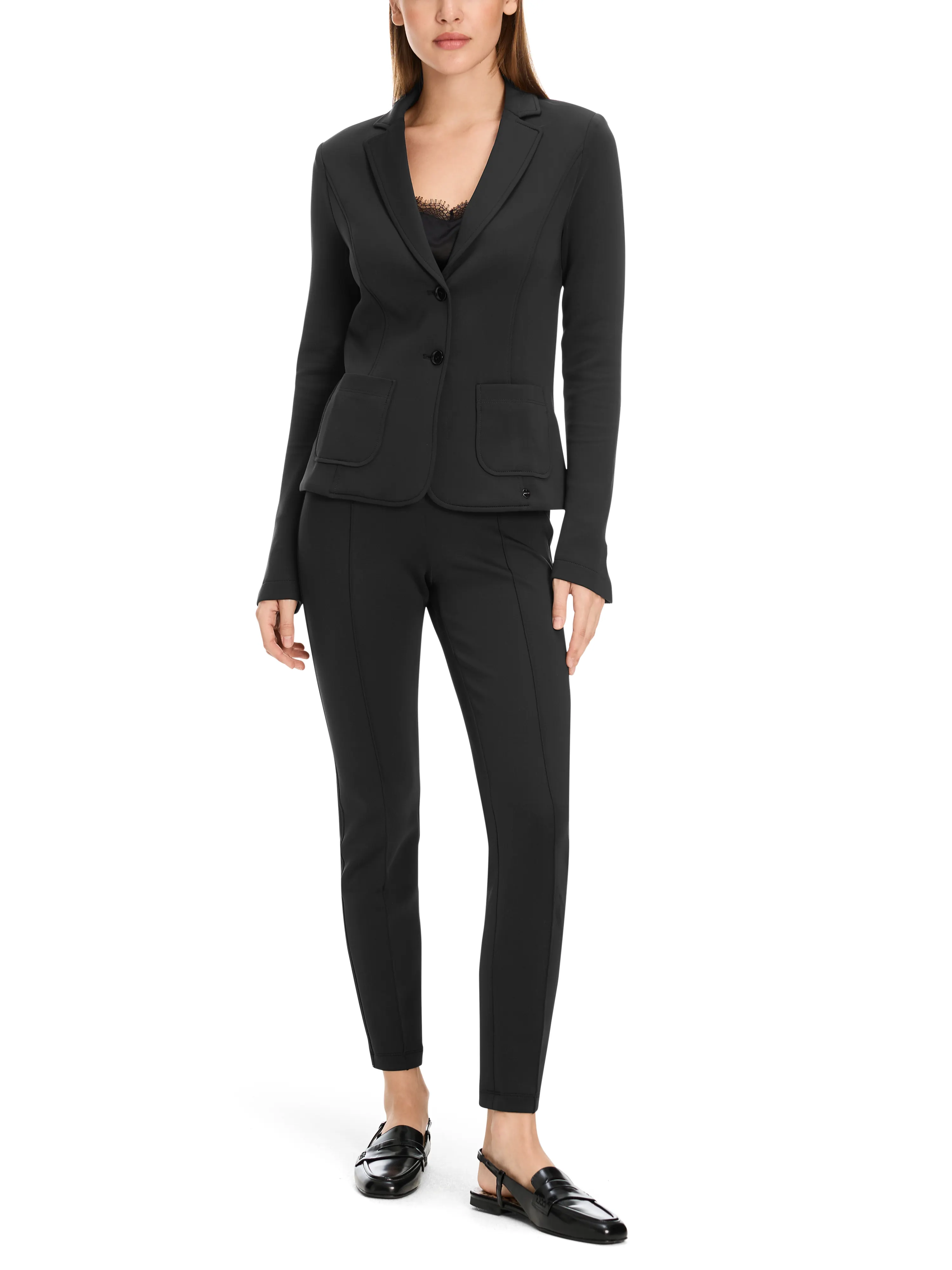 Blazer mit aufgesetzten Taschen