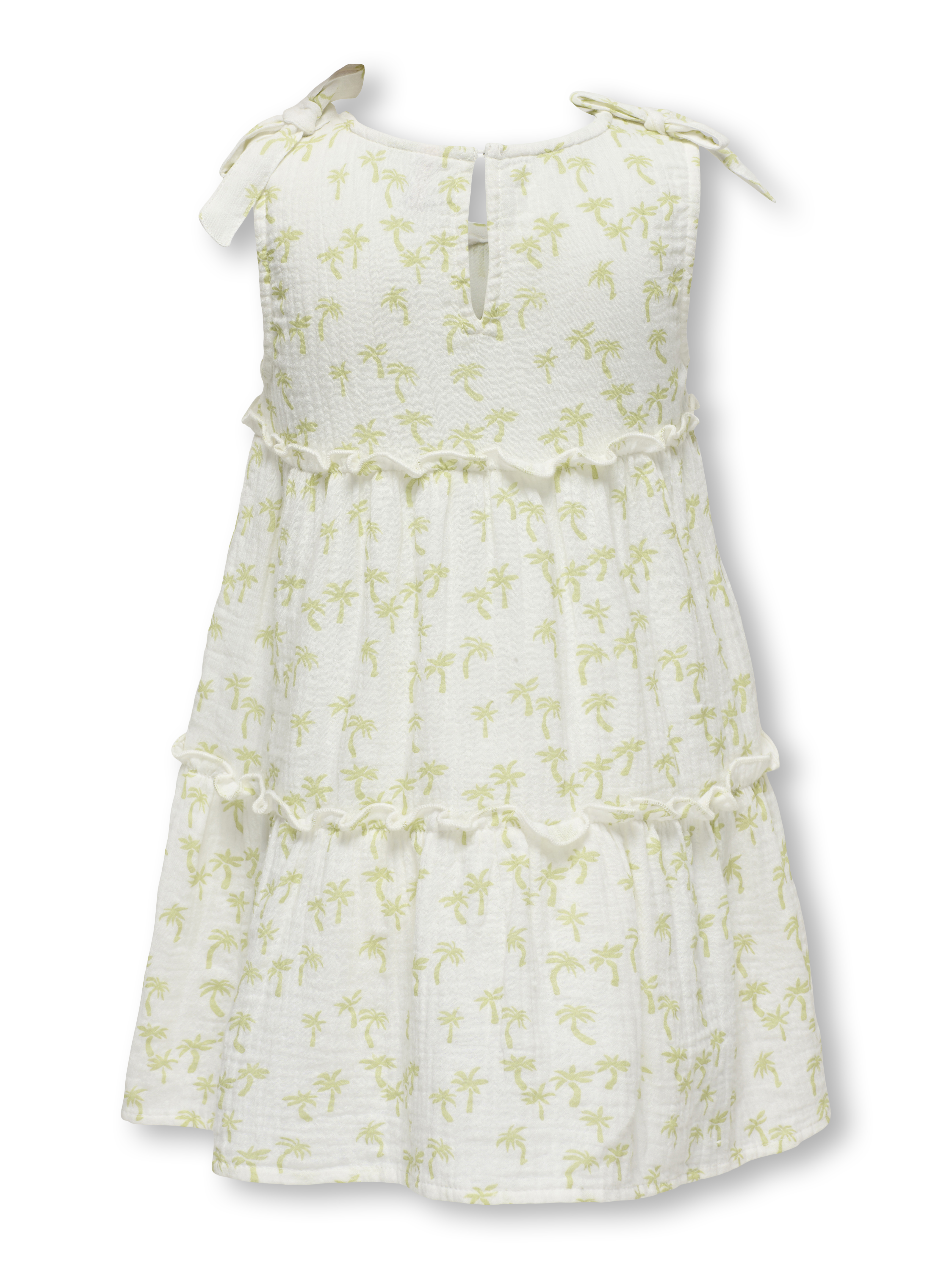 KMGPALM THYRA LIFE S/L O-NECK DRESS WVN