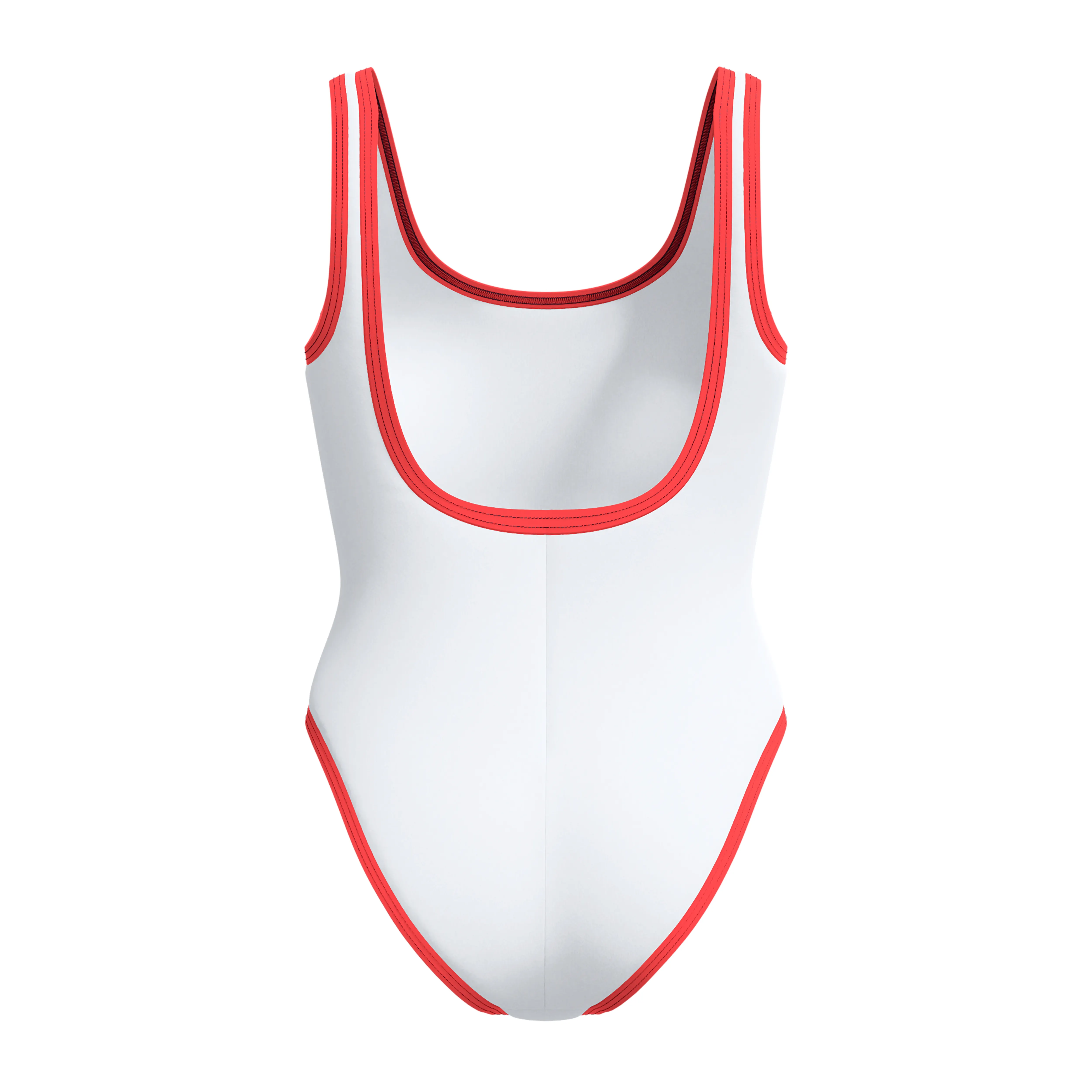 SOLID BOUND SCOOP 1PC WHT/RED