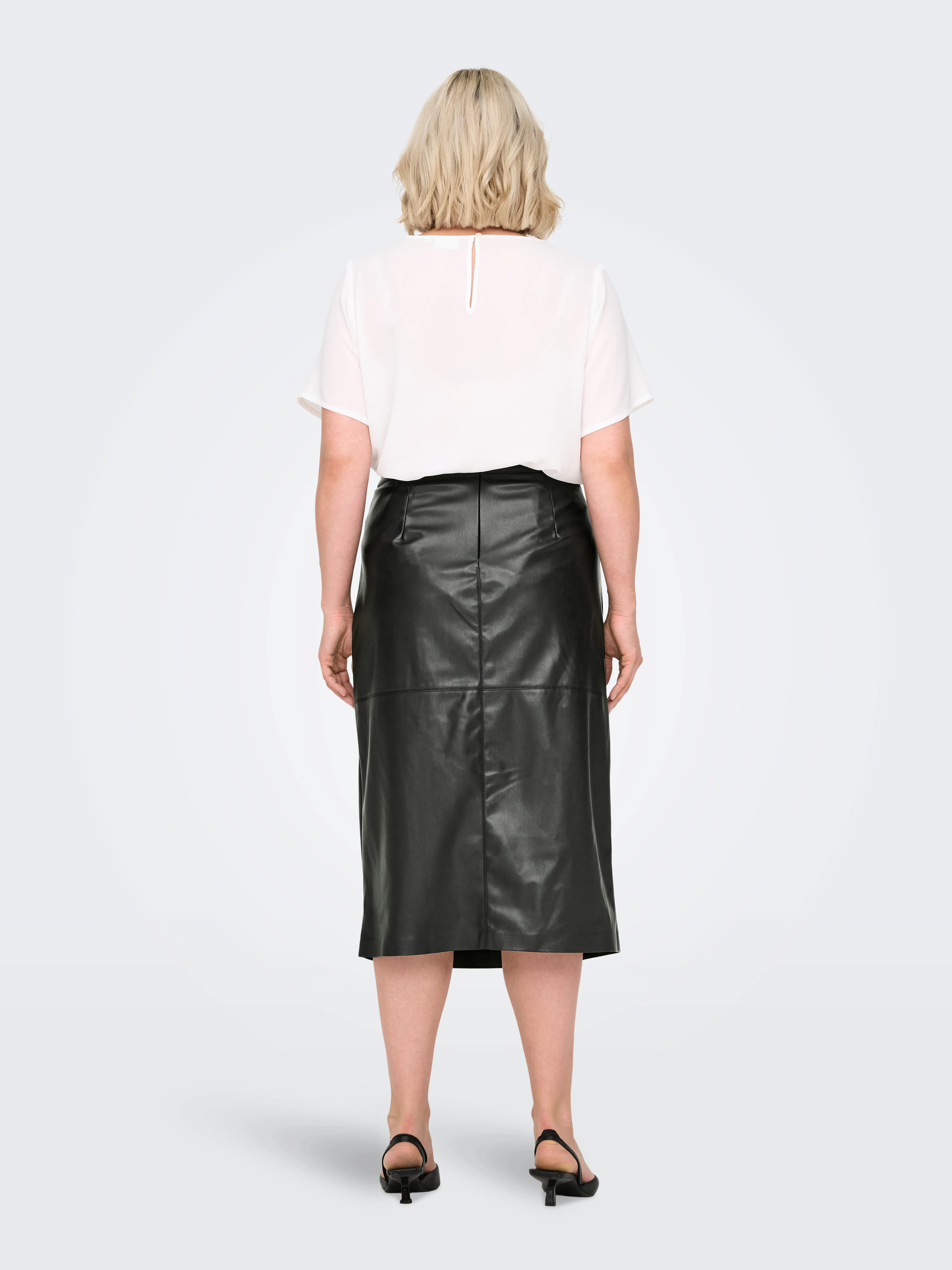 CARNEWOLINE FAUX LEATHER SKIRT OTW