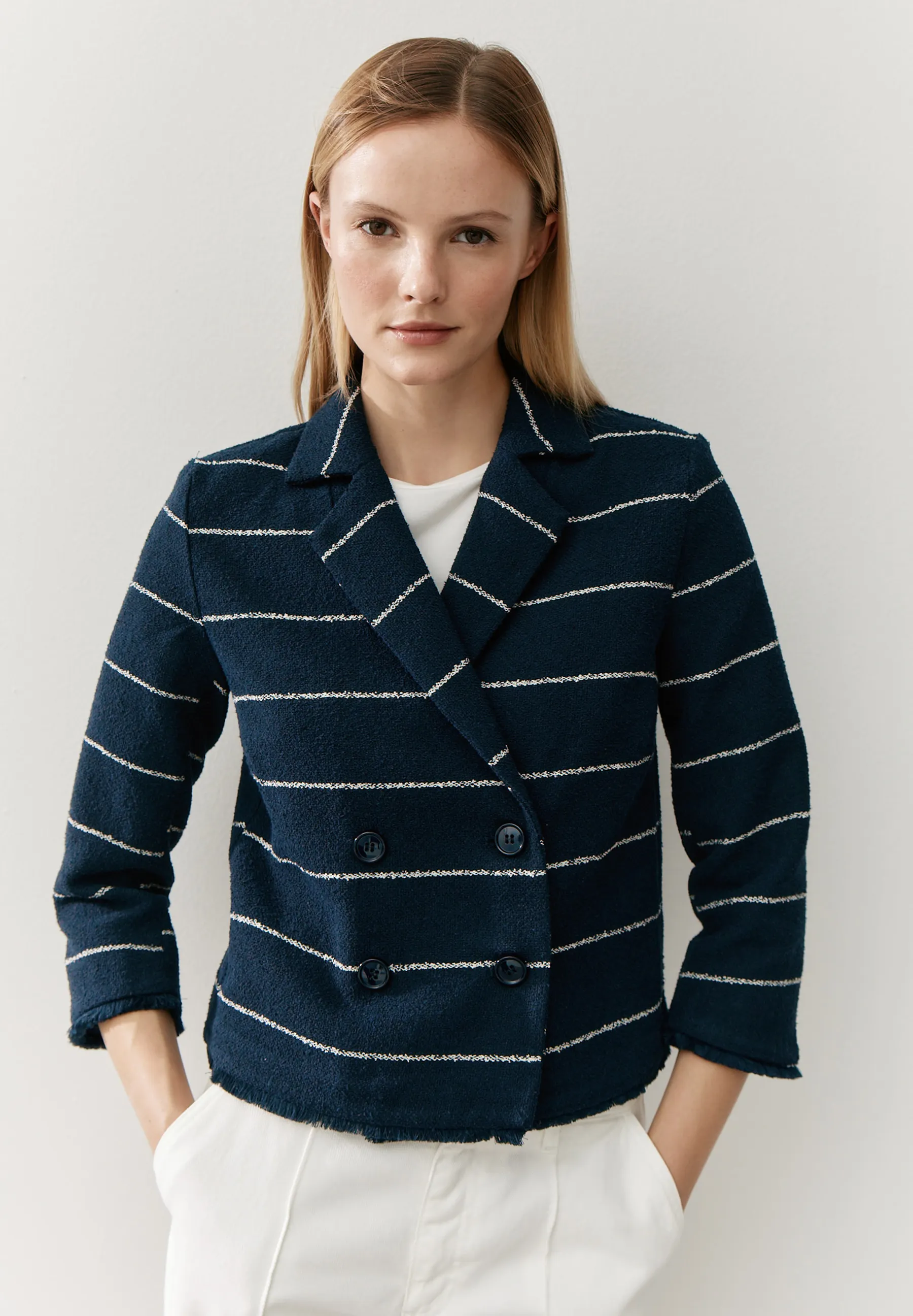 Blazer mit Streifen