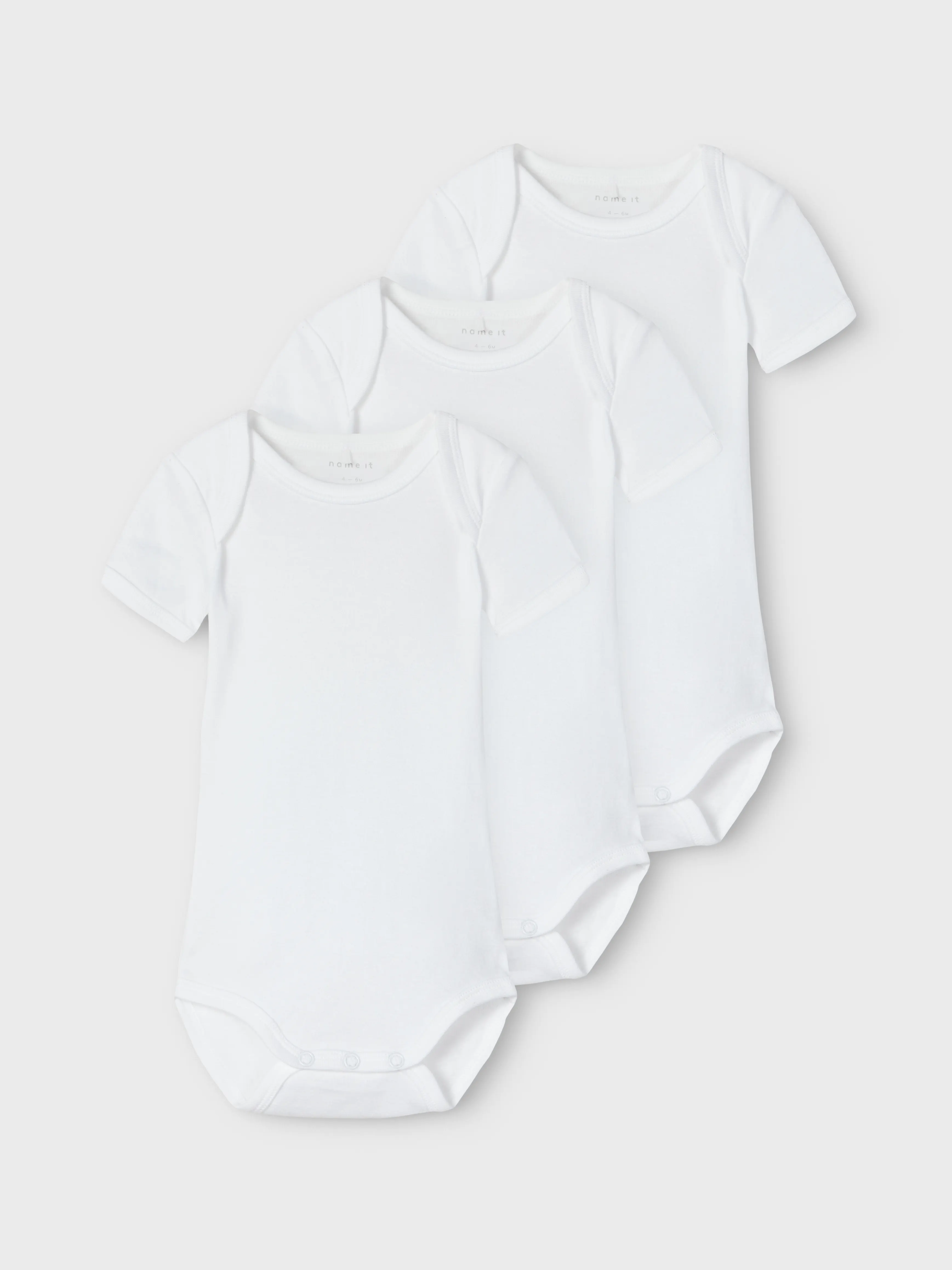 NBNBODY 3P SS SOLID WHITE 4 NOOS