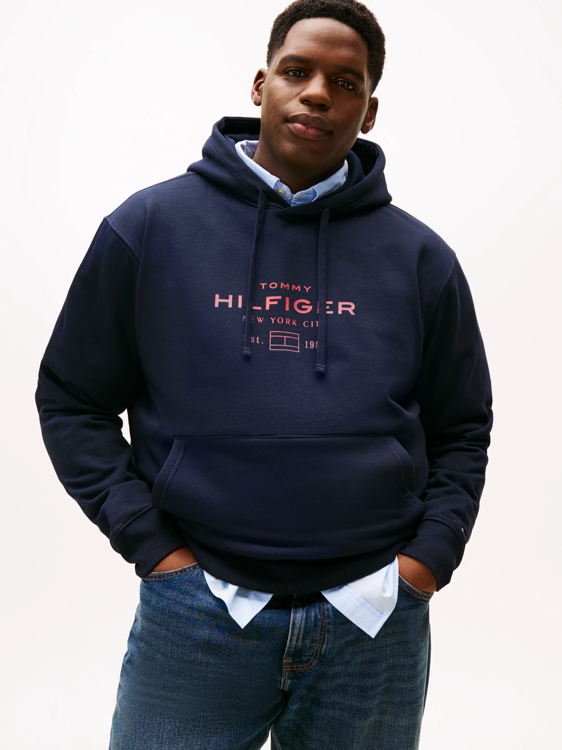 BT-OVAL GRAPHIC HOODIE-B