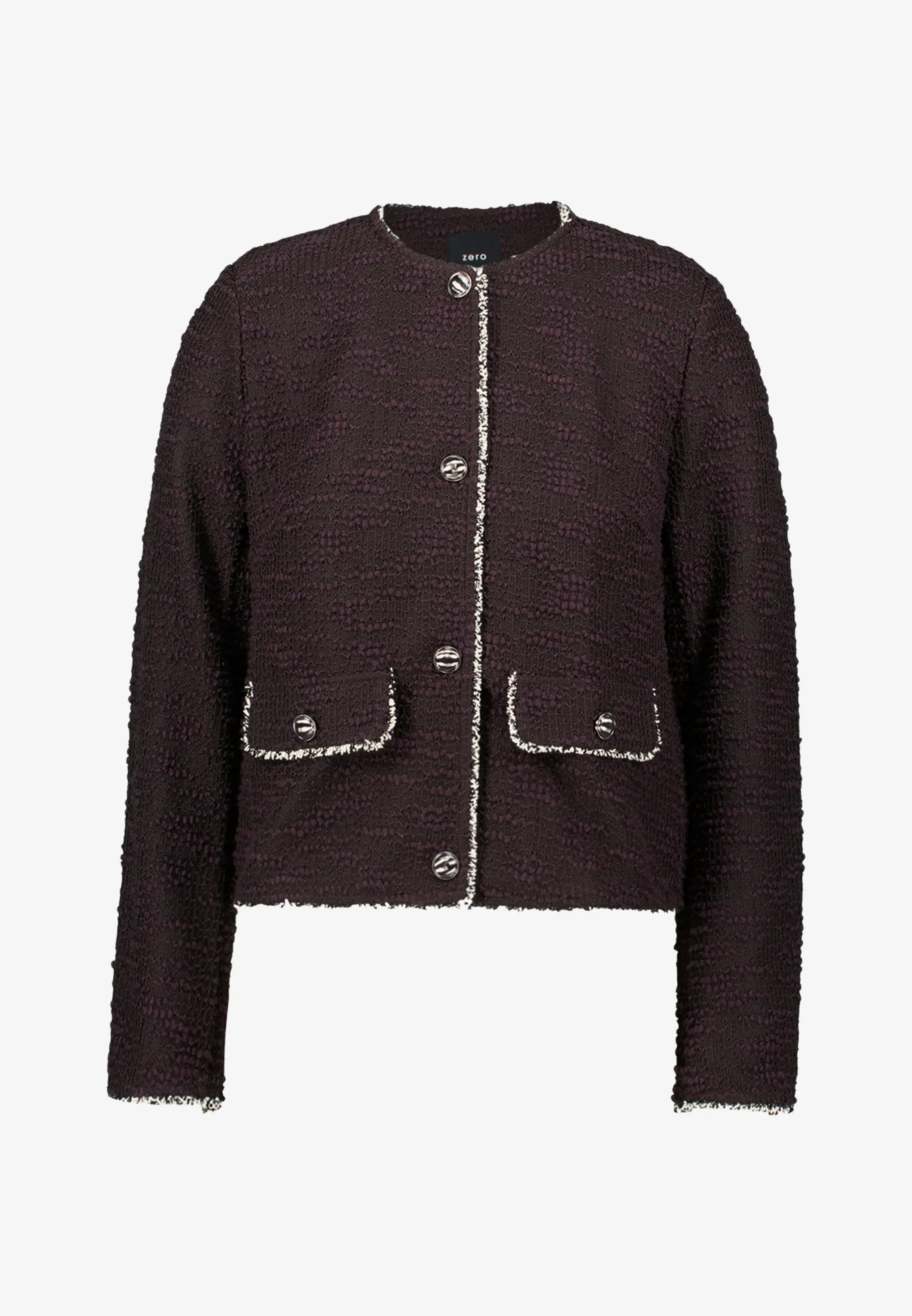 Blazer Bouclè mit Knöpfen