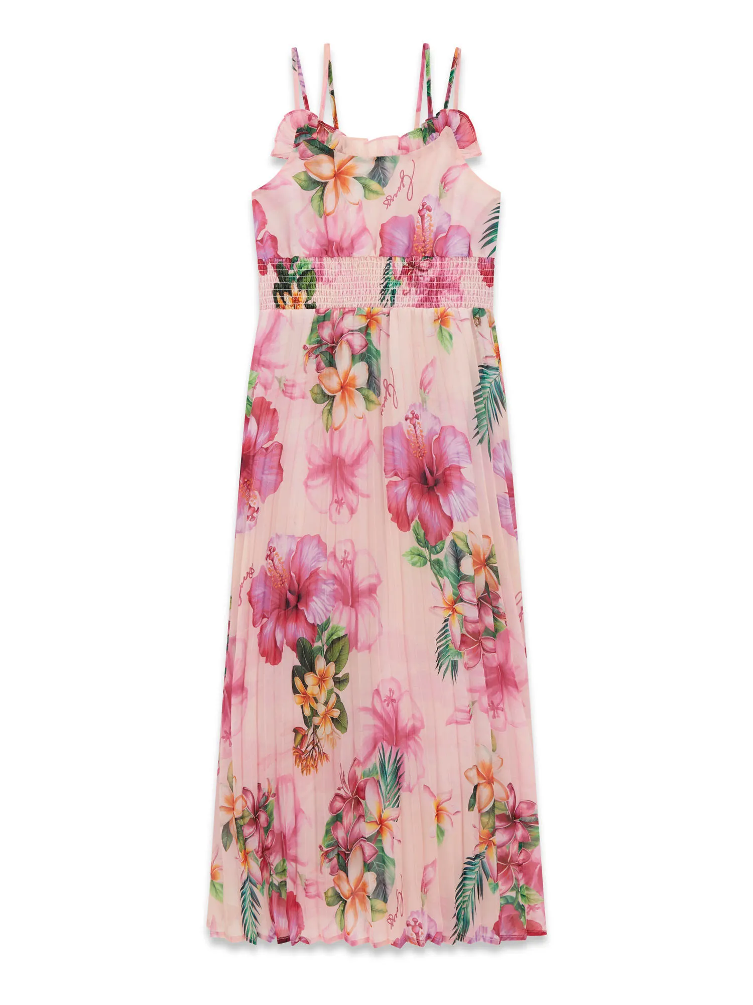 CHIFFON SL PLEATED DRESS