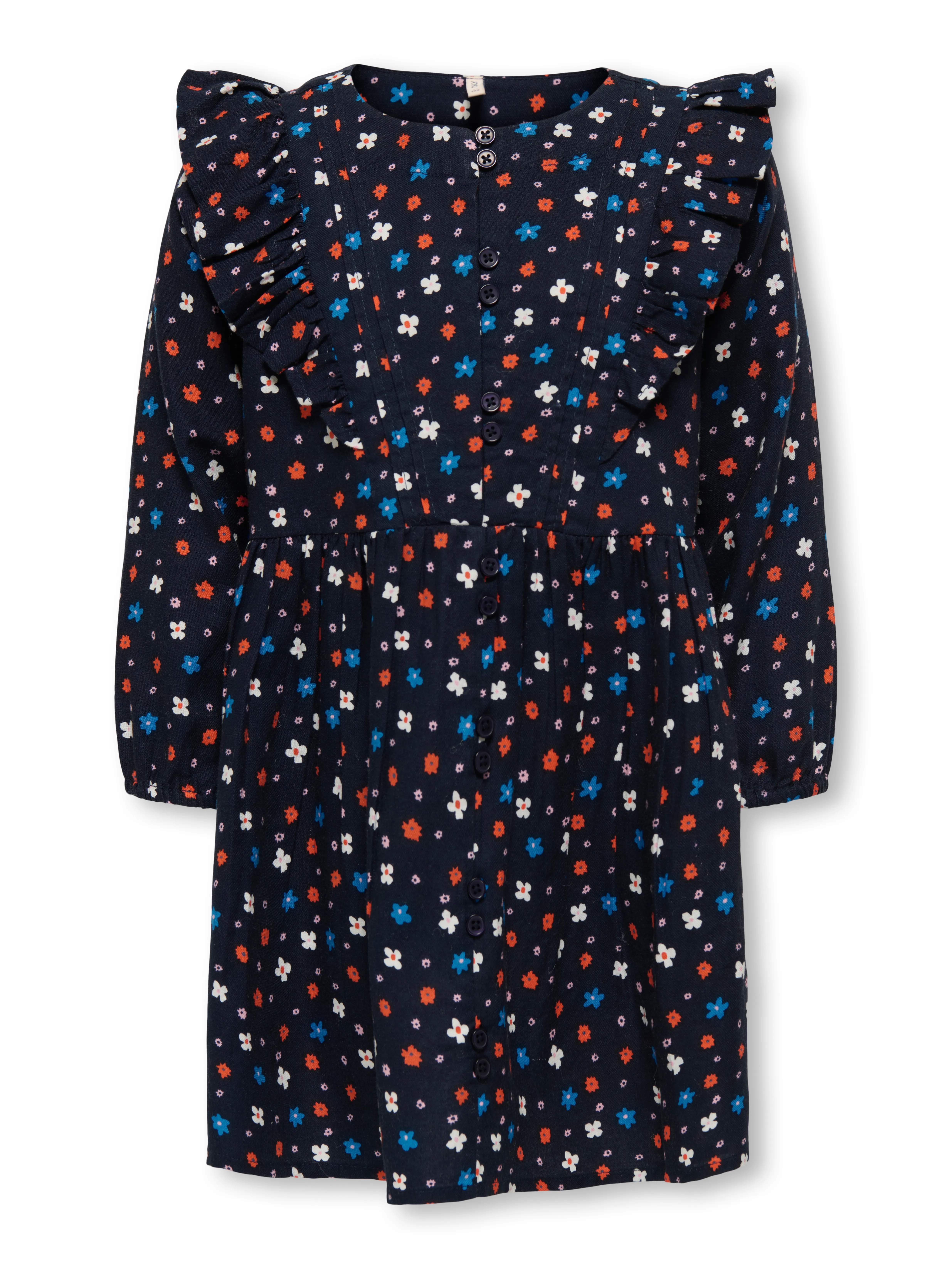 KMGASTRID L/S TWILL DRESS AOP WVN