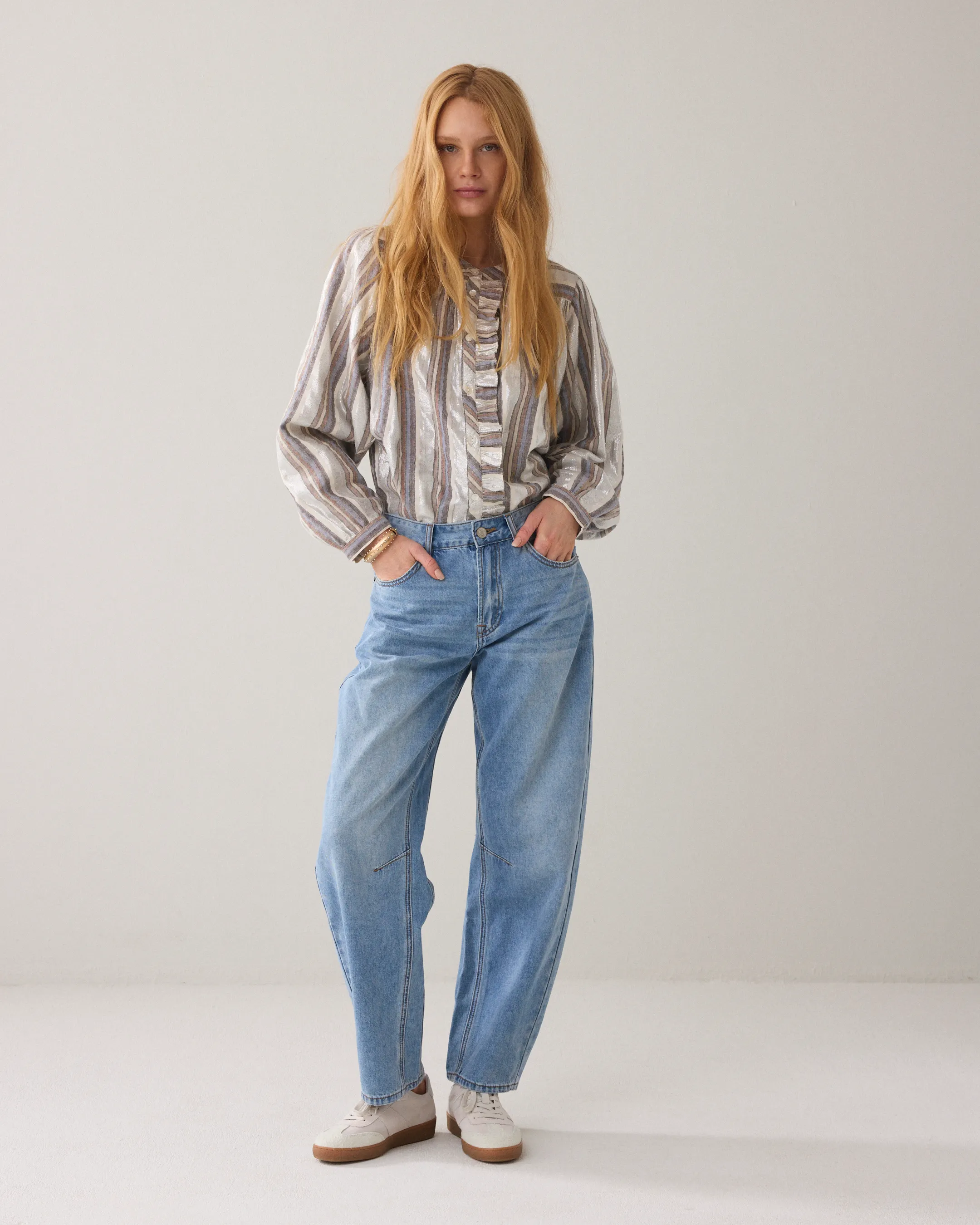 Blouse Silver stripe