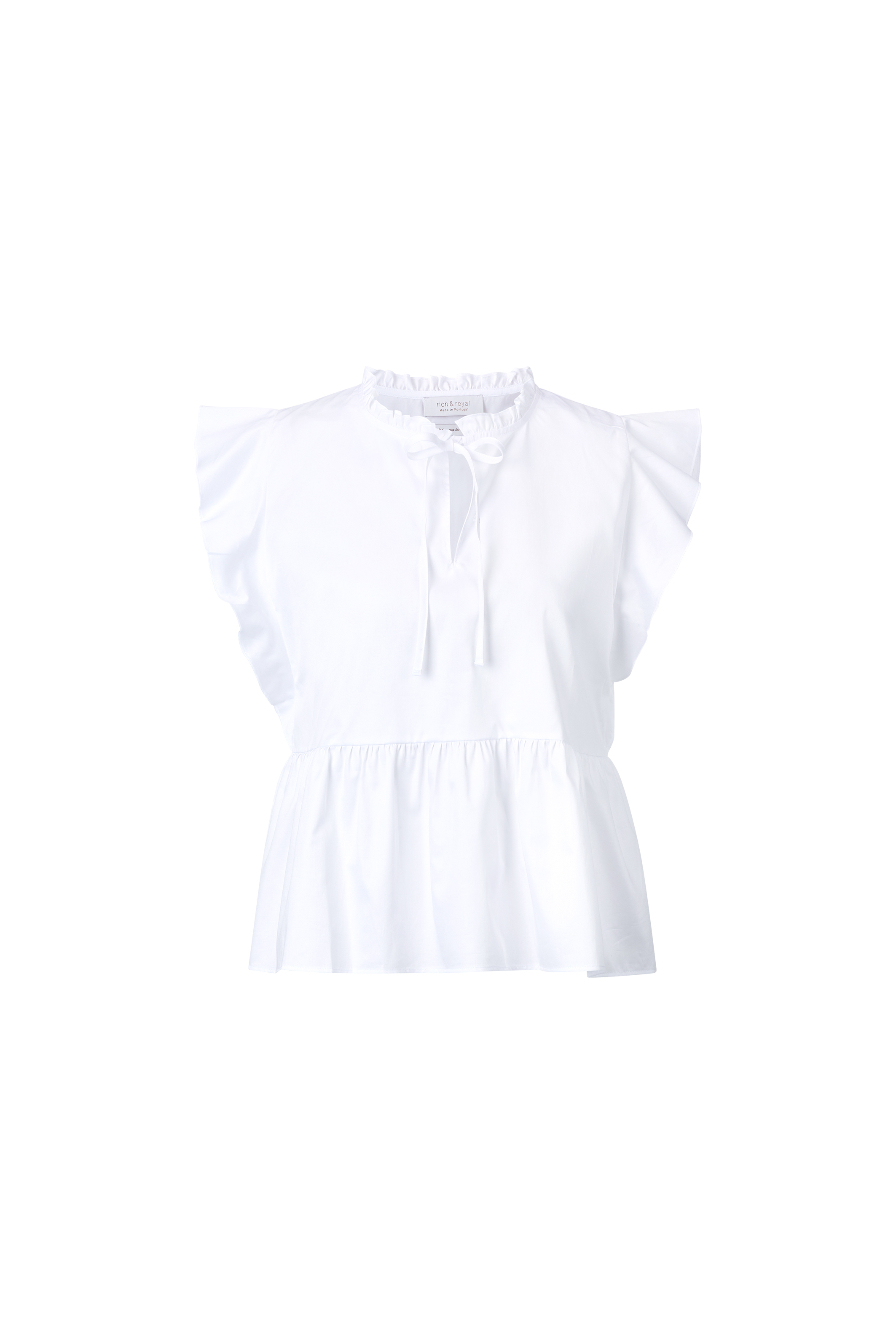 Blouse with peplum