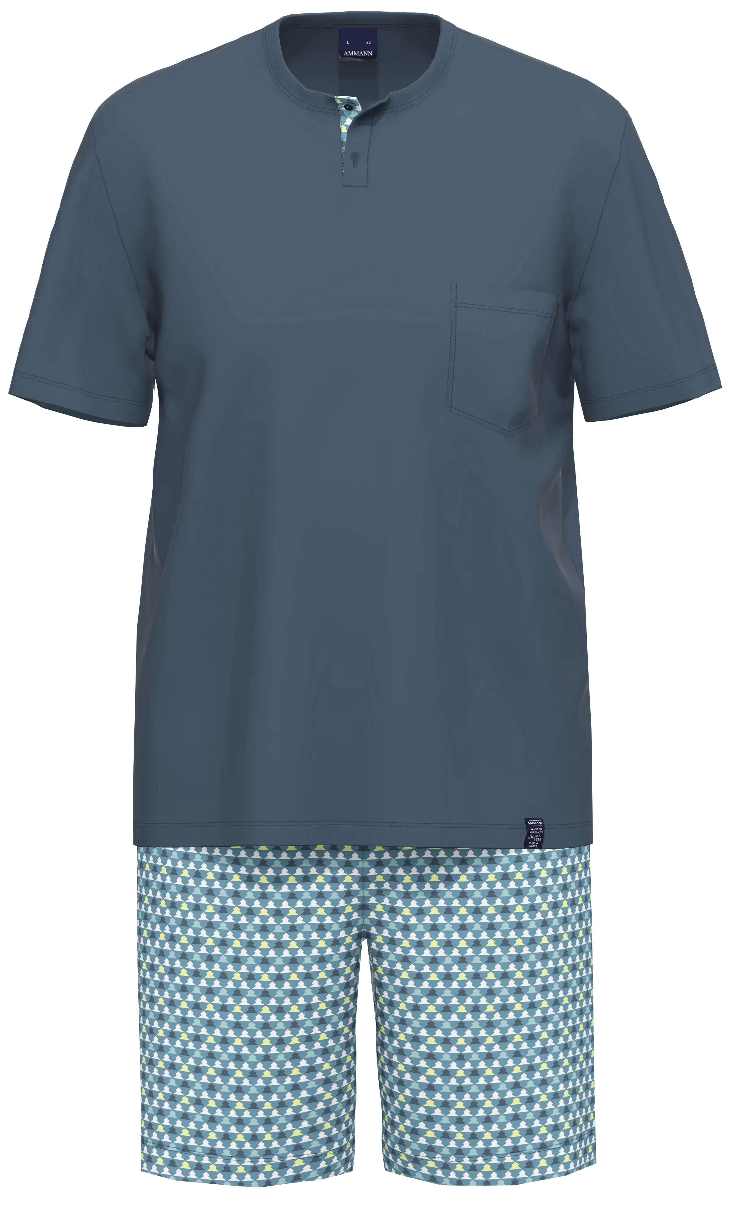 GOTS SCHLAFANZUG KURZ