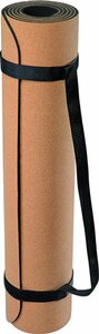DEUSER Yoga-Matte (TPE) - kork/grau