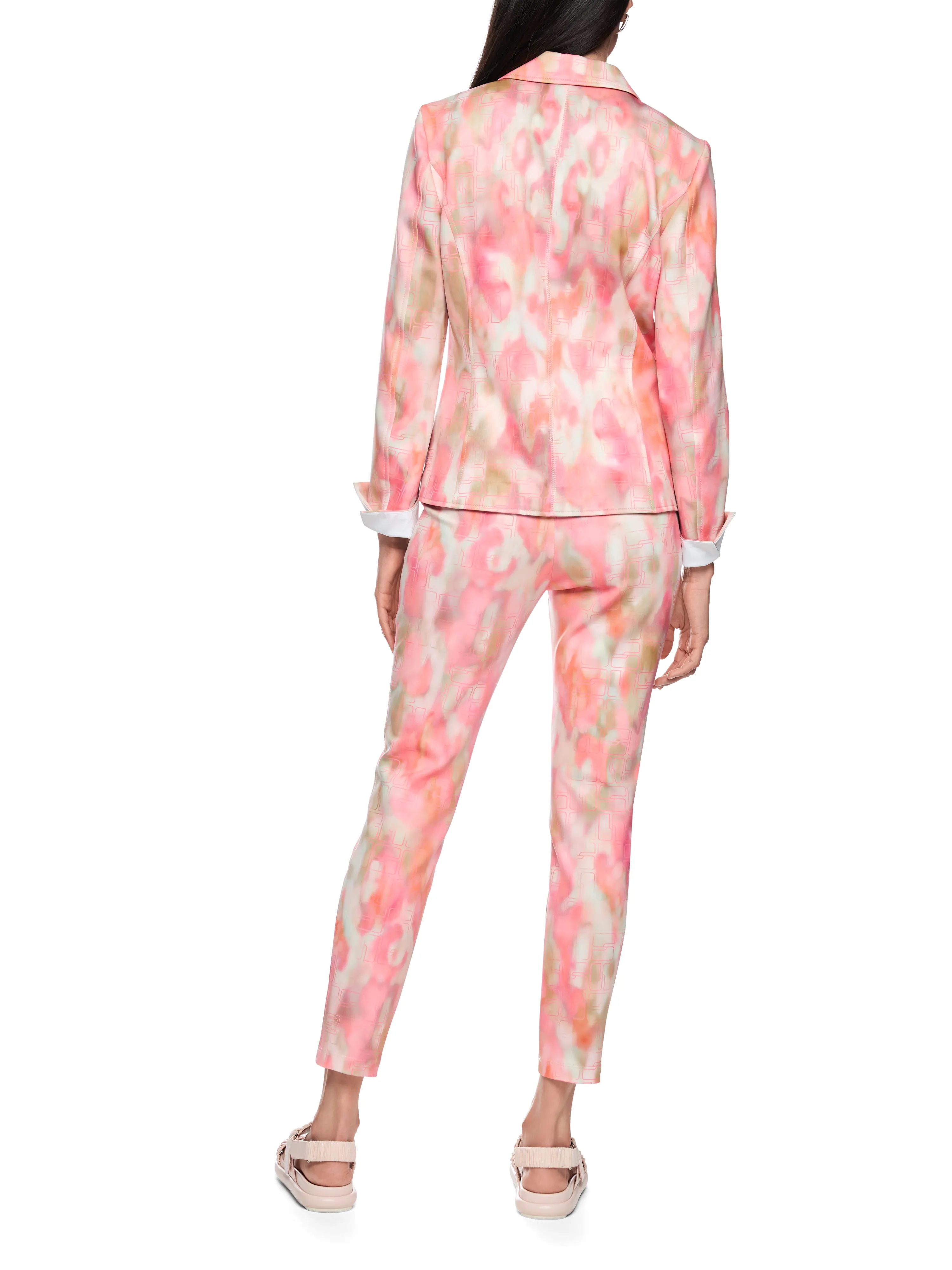 Blazer mit all-over Print