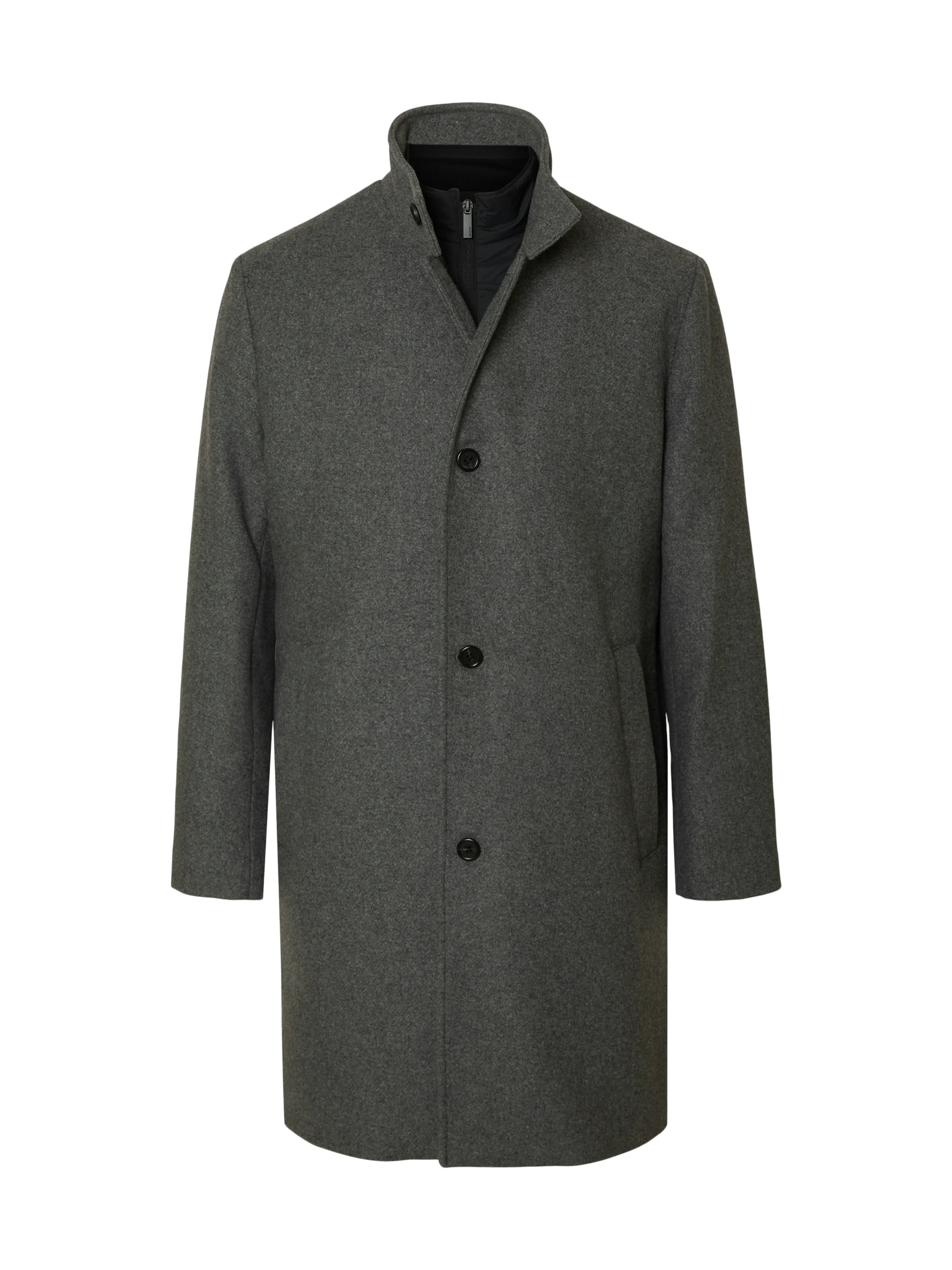 SLMRAINAR WOOL BLEND COAT NOOS