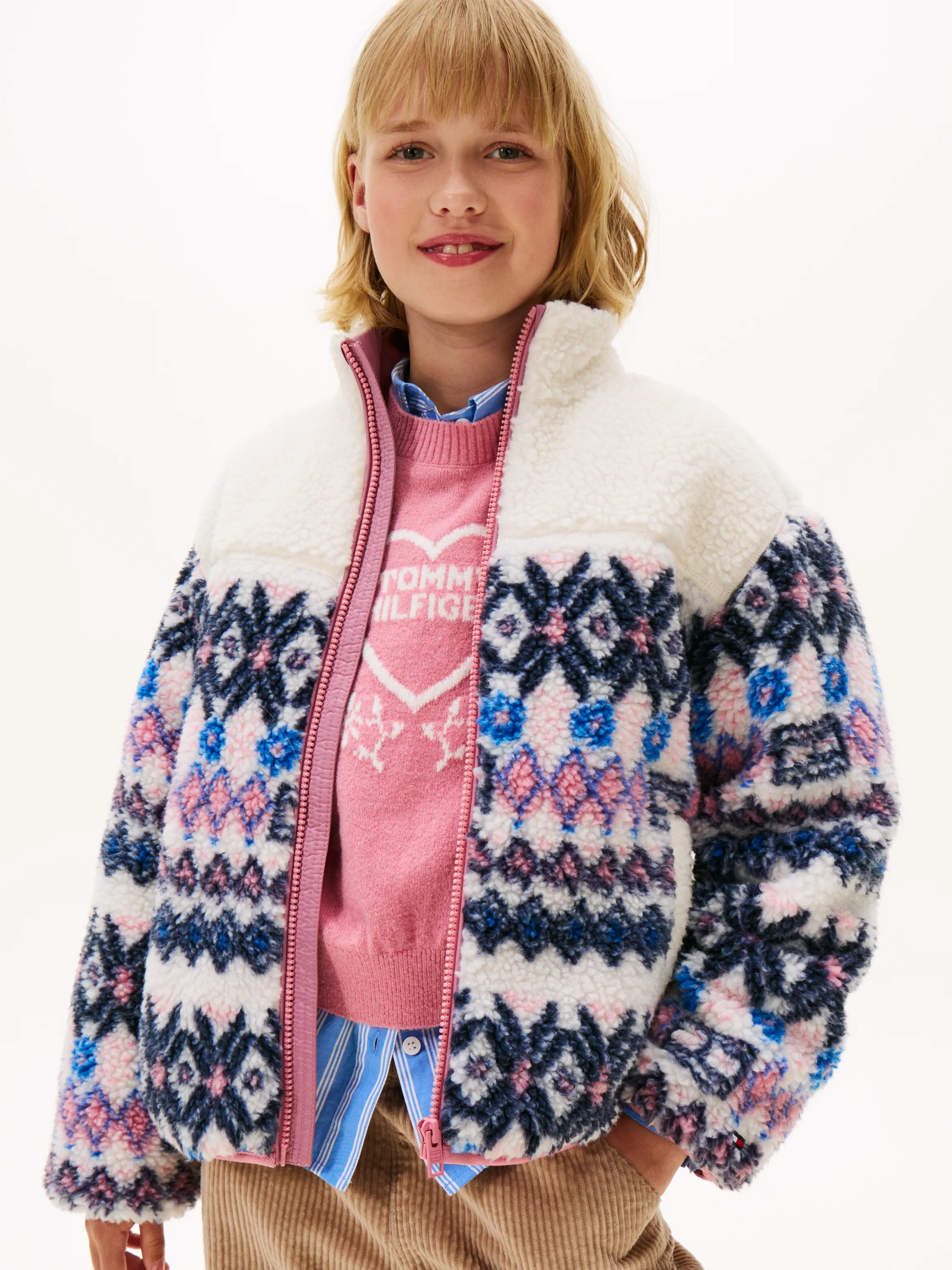 FAIRISLE TEDDY JACKET