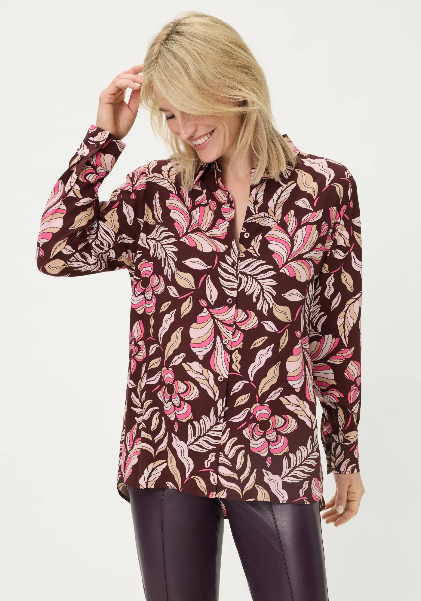 Blouse Woven Long Sleeves