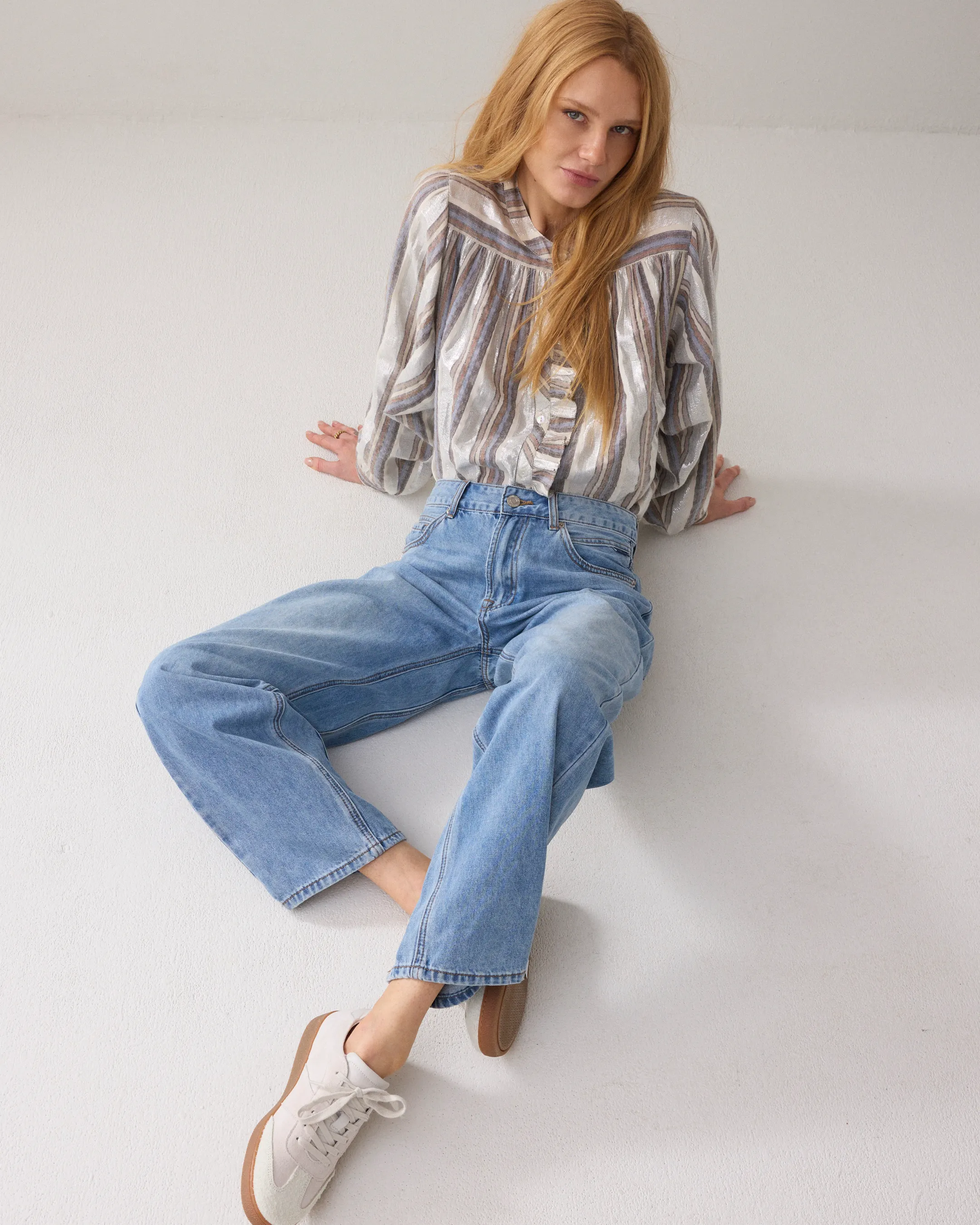 Blouse Silver stripe