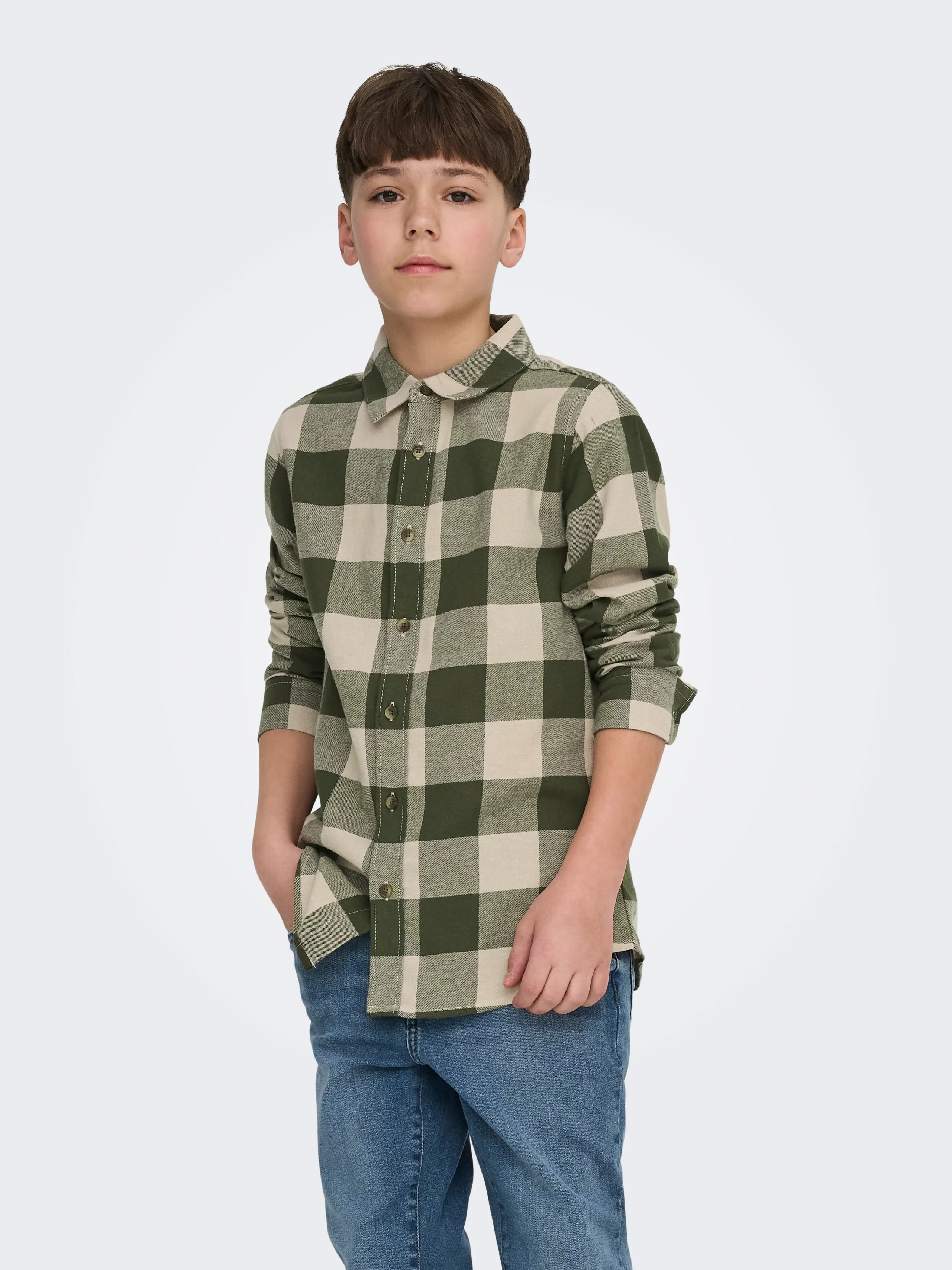 OSJGUDMUND LS CHECKED SHIRT NOOS