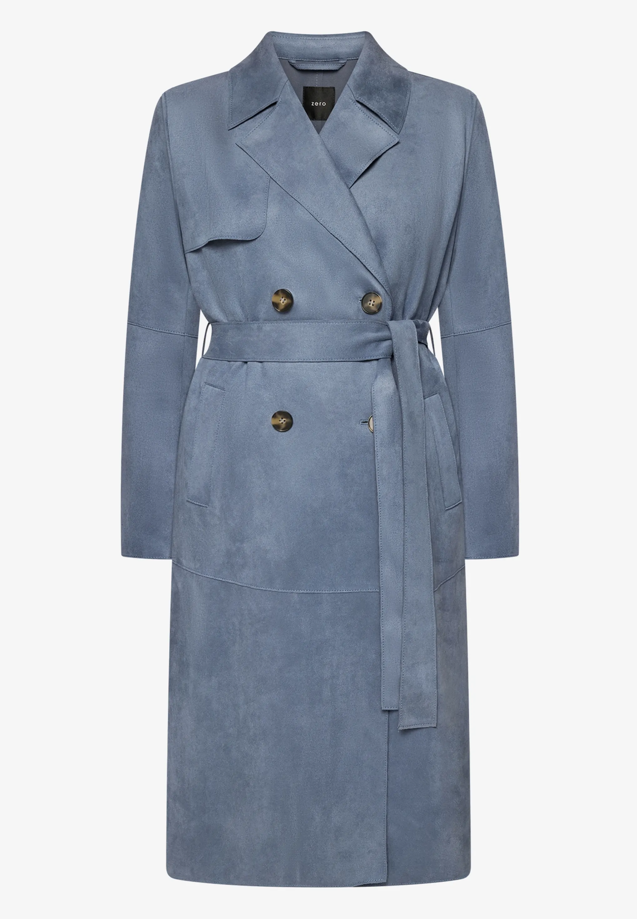 Mantel in Lederoptik